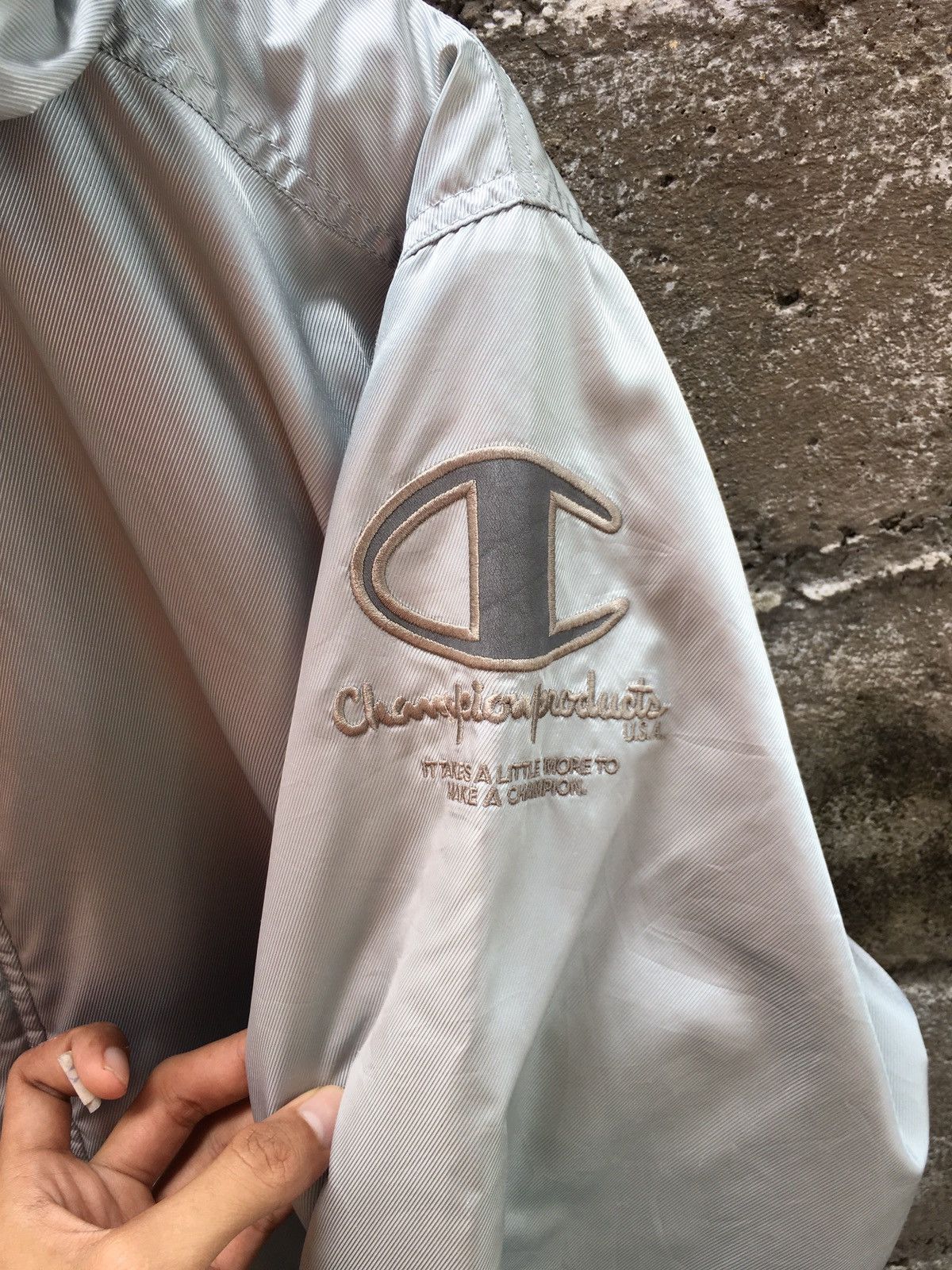 Champion × Japanese Brand × Vintage Vintage Champion Long Jacket Size US M / EU 48-50 / 2 - 2 Thumbnail