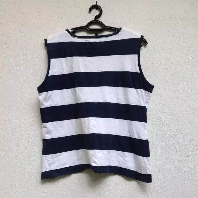 Burberry Luxury Designer Burberrys Sleeveless Striped Tank Top Size US M / EU 48-50 / 2 - 3 Thumbnail