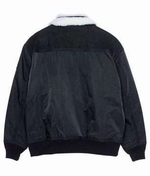 Cav Empt Suede Shoulder Bomber Jacket AW18 Grailed