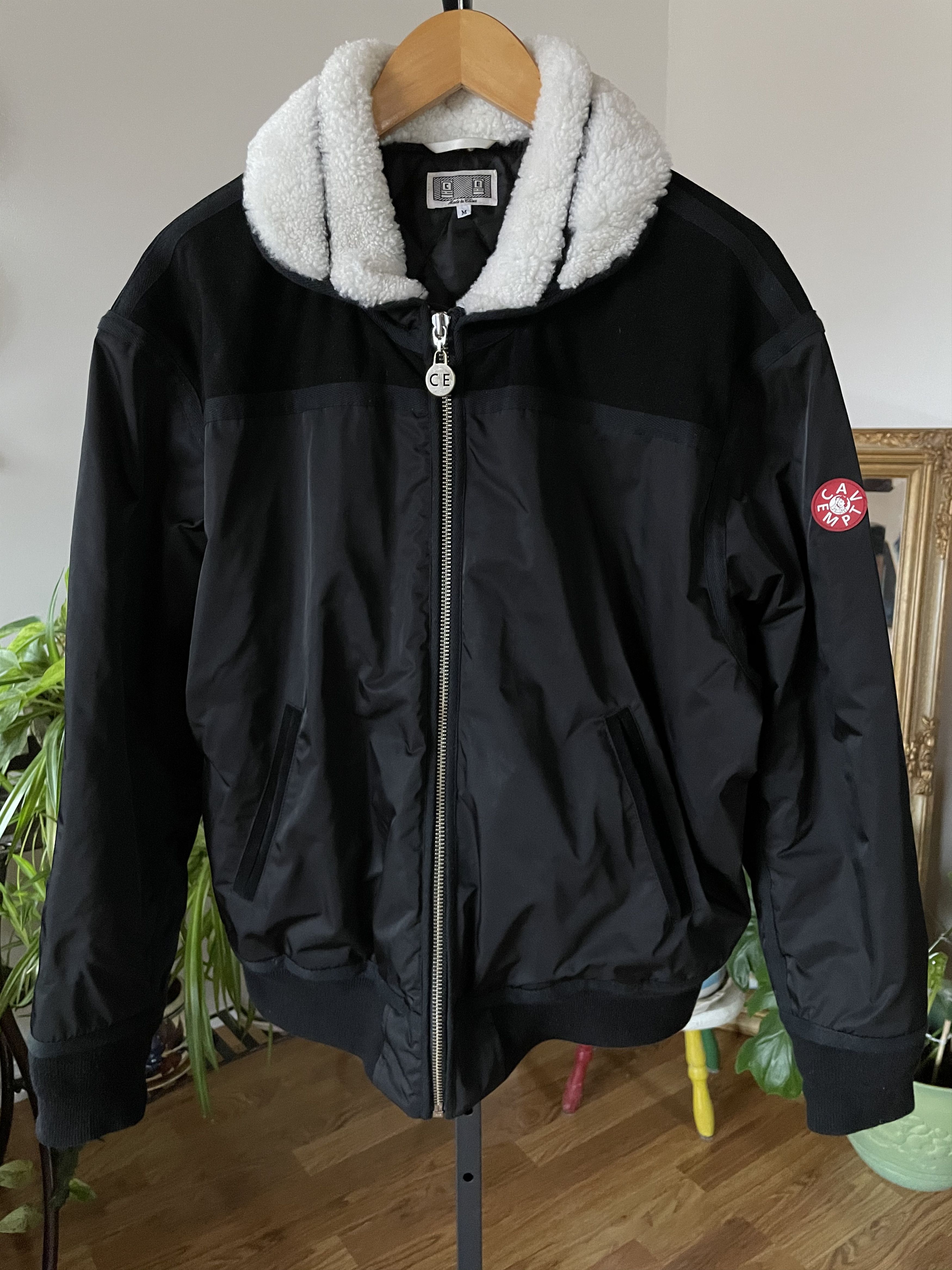 Cav Empt Suede Shoulder Bomber Jacket AW18 Grailed