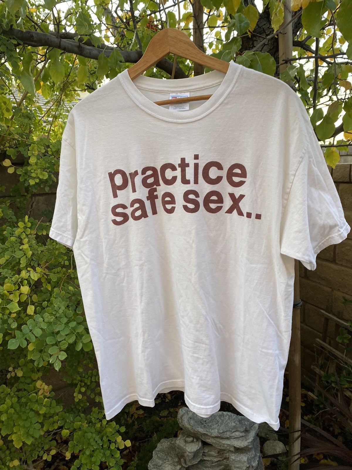 Vintage Vintage USC Practice Safe Sex T-Shirt | Grailed