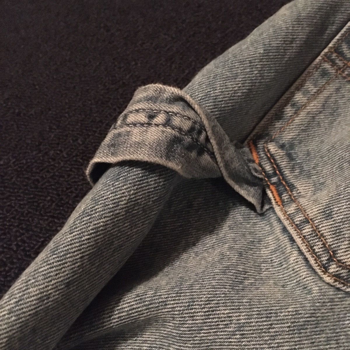 Levi's Levi’s Altered 502 Patchwork Multicolor Denim Jeans 33x30 Size US 33 - 9 Thumbnail
