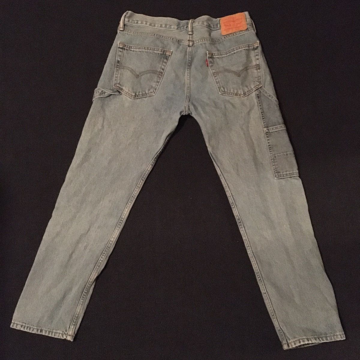 Levi's Levi’s Altered 502 Patchwork Multicolor Denim Jeans 33x30 Size US 33 - 2 Thumbnail