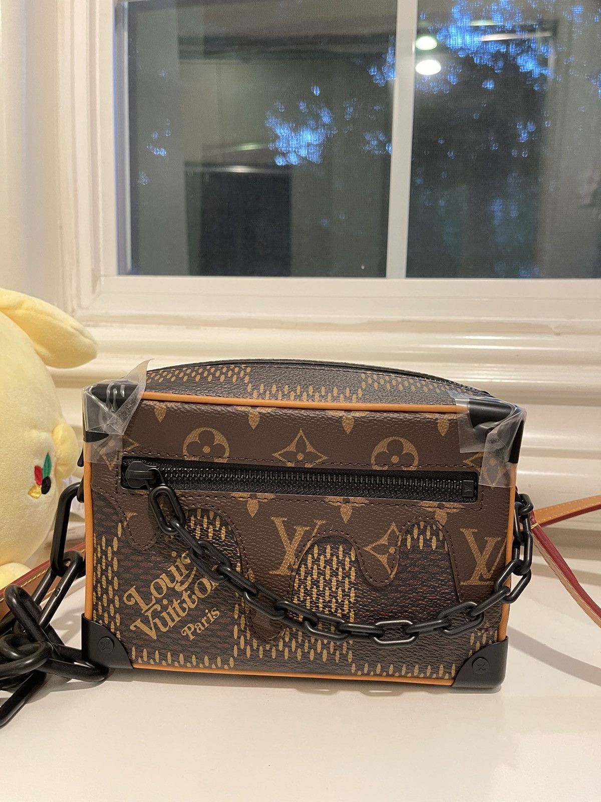 Louis Vuitton Nigo Soft Trunk Bag Limited Edition Giant Damier and Monogr  at 1stDibs