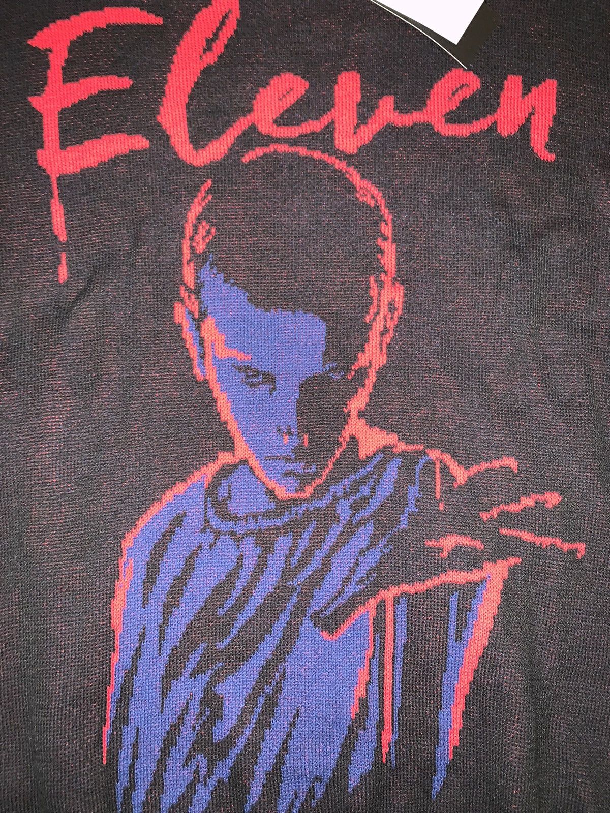 Vintage Stranger Things Eleven Knitwear Sweater Size US L / EU 52-54 / 3 - 2 Thumbnail