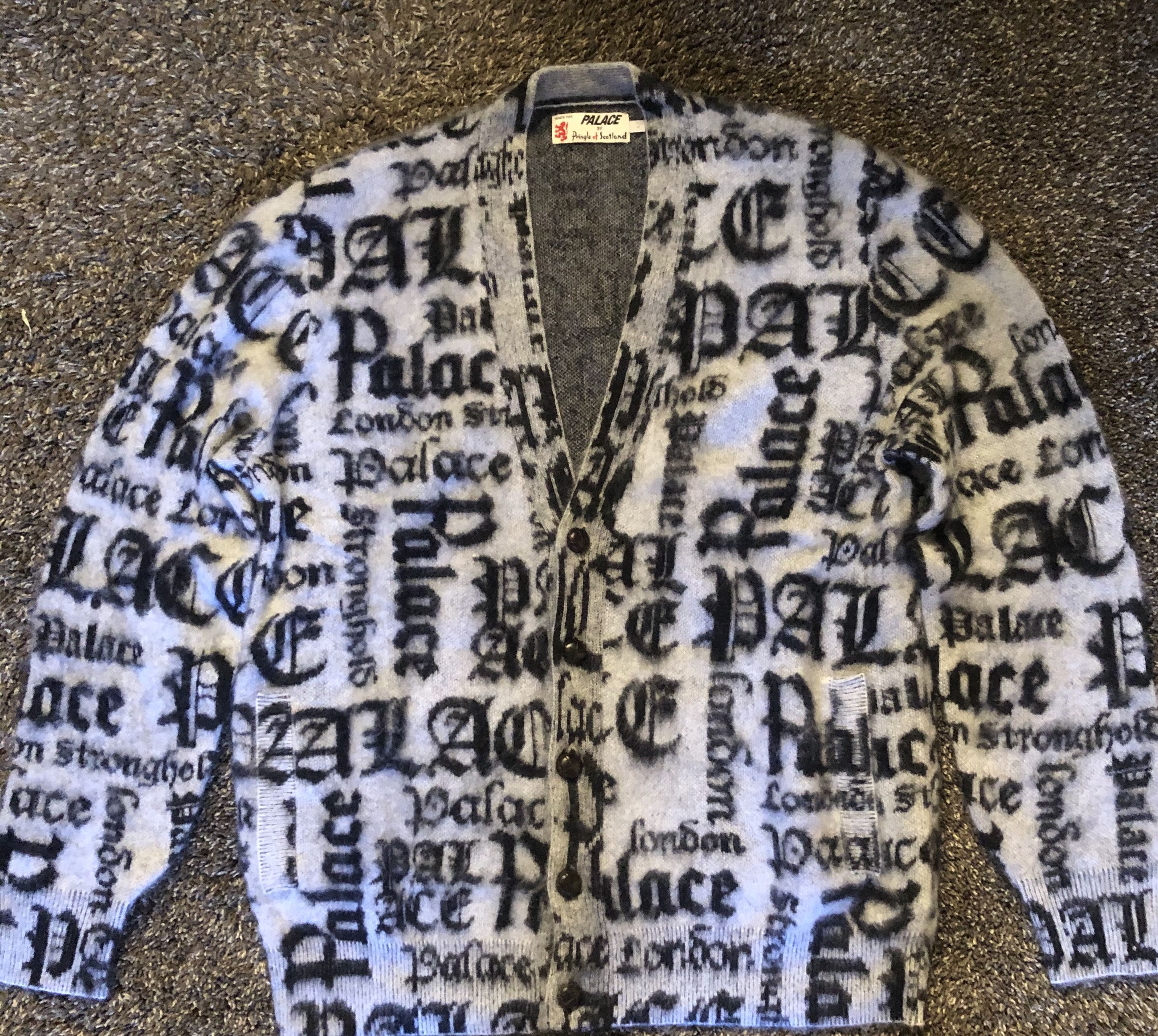 Palace Ye Olde Pringle Knit White/Black