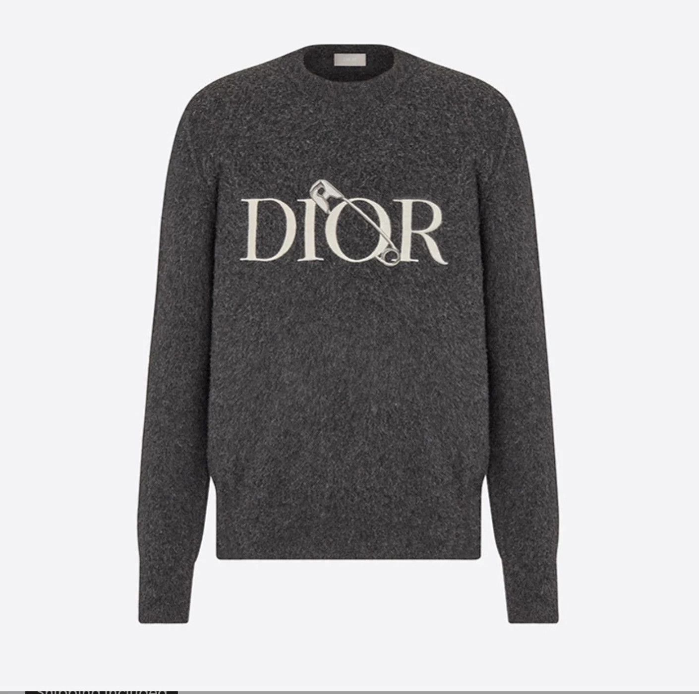 Dior Dior x Judy Blame Safety Pin Embroidered Sweater | Grailed