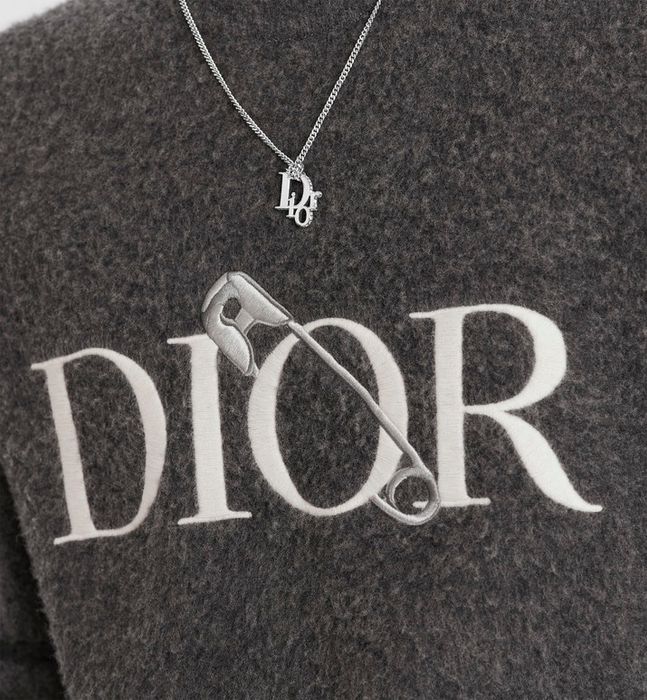 DIOR and Judy Blame Sweatshirt crewneck sweater pin black M