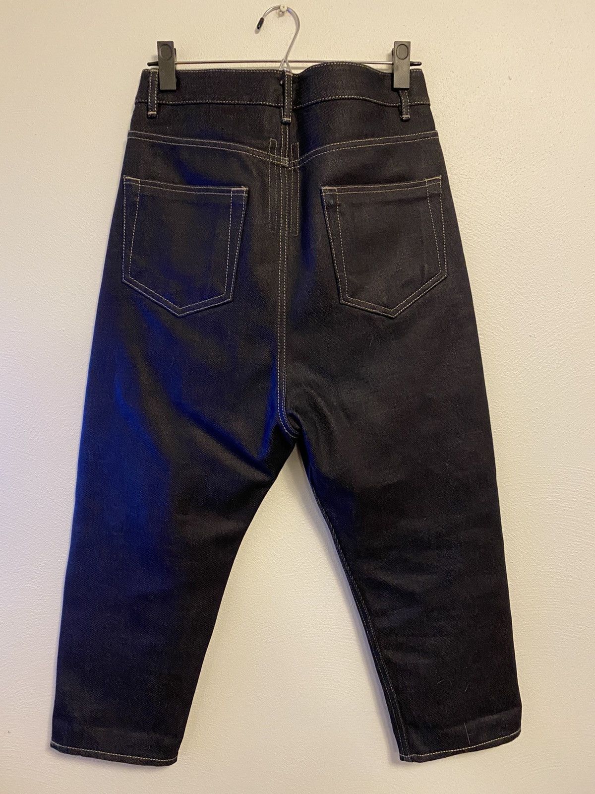 Rick Owens RICK OWENS Raw Denim Jeans Collapse Cut Denim Size US 28 / EU 44 - 2 Thumbnail
