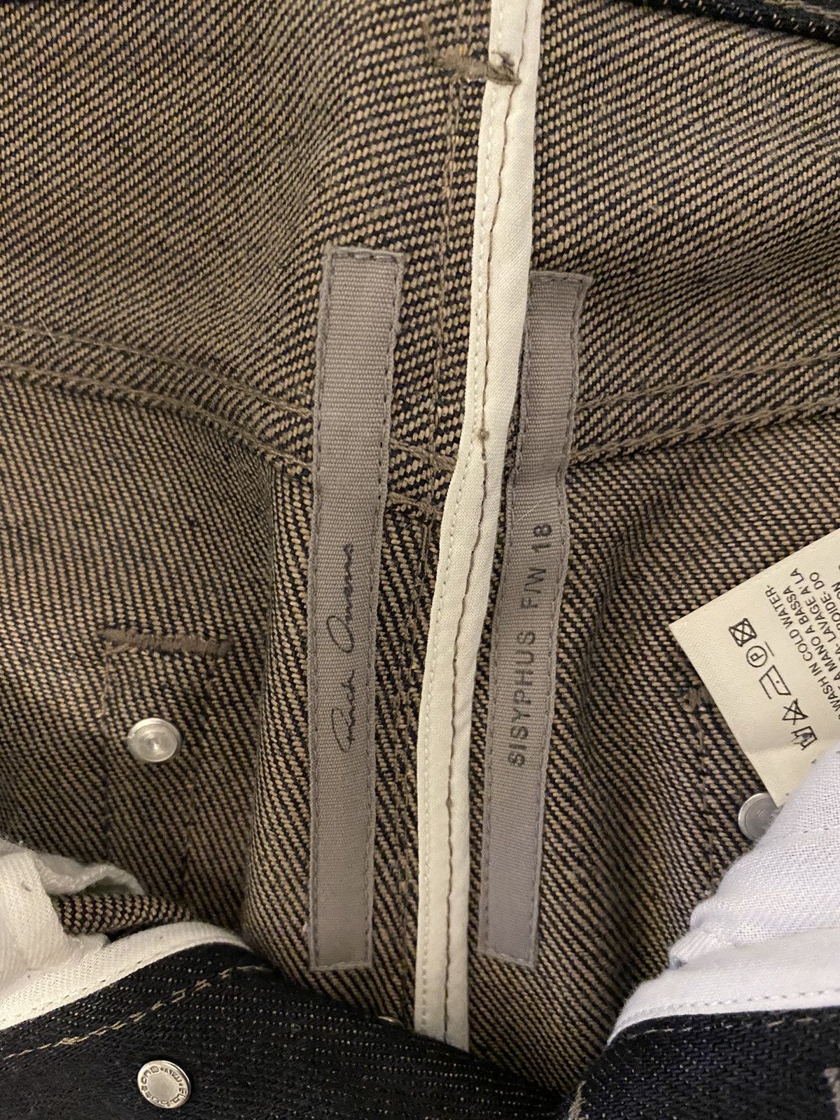 Rick Owens RICK OWENS Raw Denim Jeans Collapse Cut Denim Size US 28 / EU 44 - 4 Thumbnail