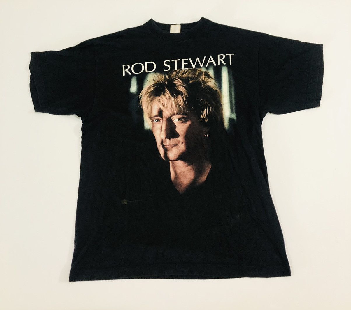 Rap Tees × Rock T Shirt × Vintage Vintage 94 Rod Stewart T shirt 