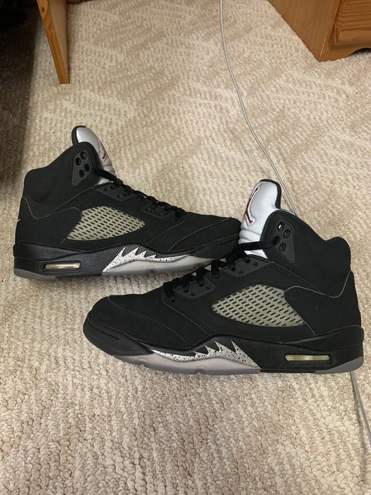 aj 5 metallic silver