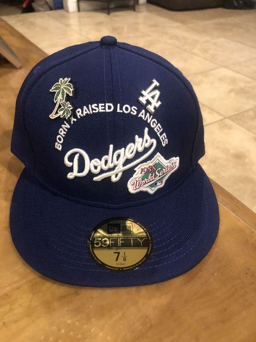 Born X Raised Born x Raised x Los Angeles Dodgers Fitted Hat 7 1/8