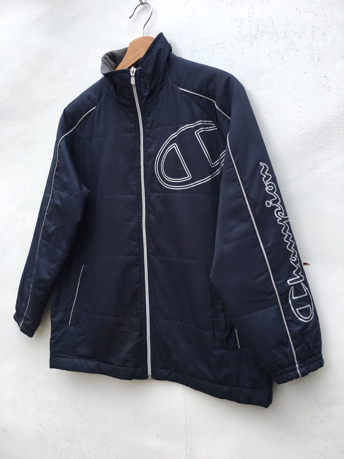 Champion Vintage Champion spell out big logo Light Jacket Size US M / EU 48-50 / 2 - 3 Thumbnail