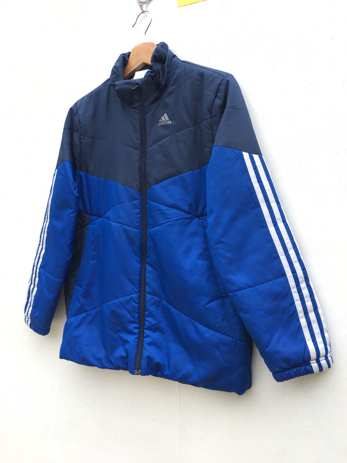 Adidas Vintage Adidas Big Logo Puffer Jacket Size US S / EU 44-46 / 1 - 3 Thumbnail