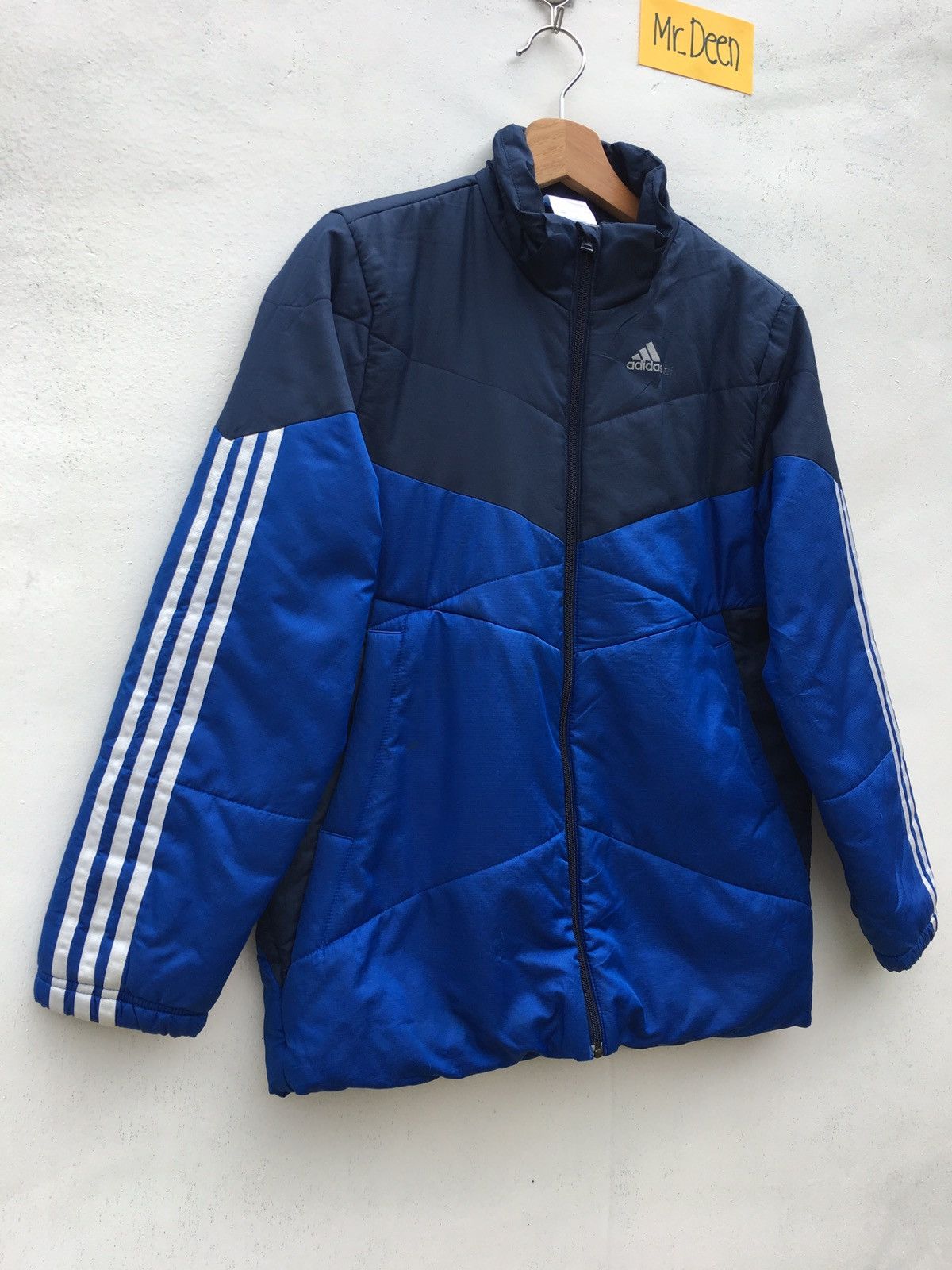 Adidas Vintage Adidas Big Logo Puffer Jacket Size US S / EU 44-46 / 1 - 2 Thumbnail