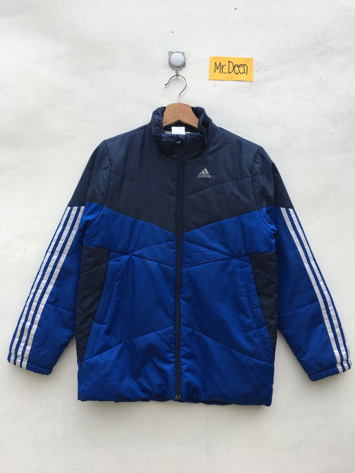 Adidas Vintage Adidas Big Logo Puffer Jacket Size US S / EU 44-46 / 1 - 7 Thumbnail