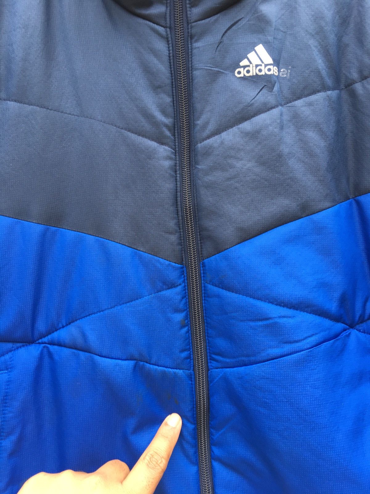 Adidas Vintage Adidas Big Logo Puffer Jacket Size US S / EU 44-46 / 1 - 6 Thumbnail