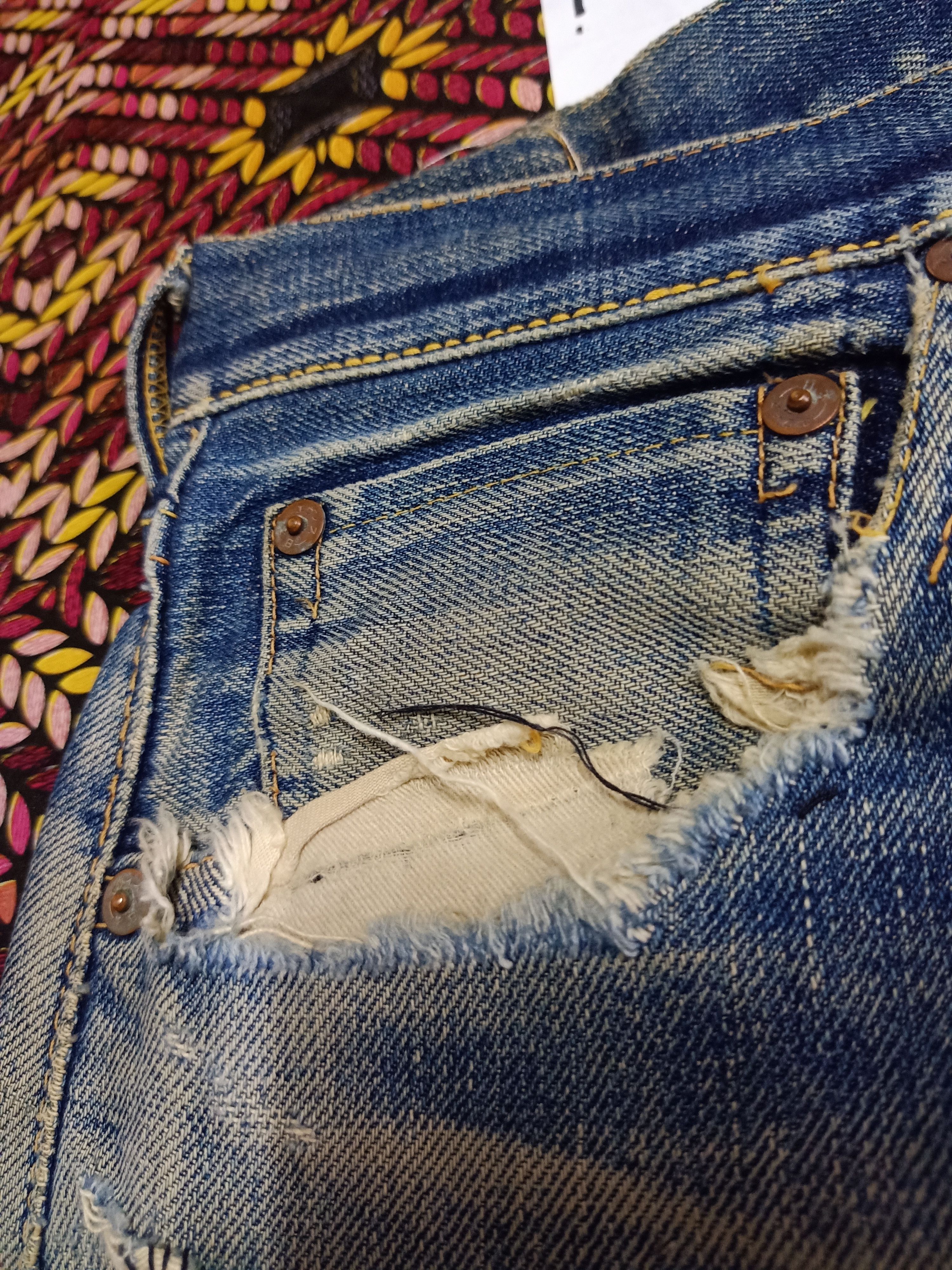 Evisu 🔥 90s Evis By Evisu No 2 RedSelvedge Denim Jeans 🔥 Size US 32 / EU 48 - 17 Thumbnail