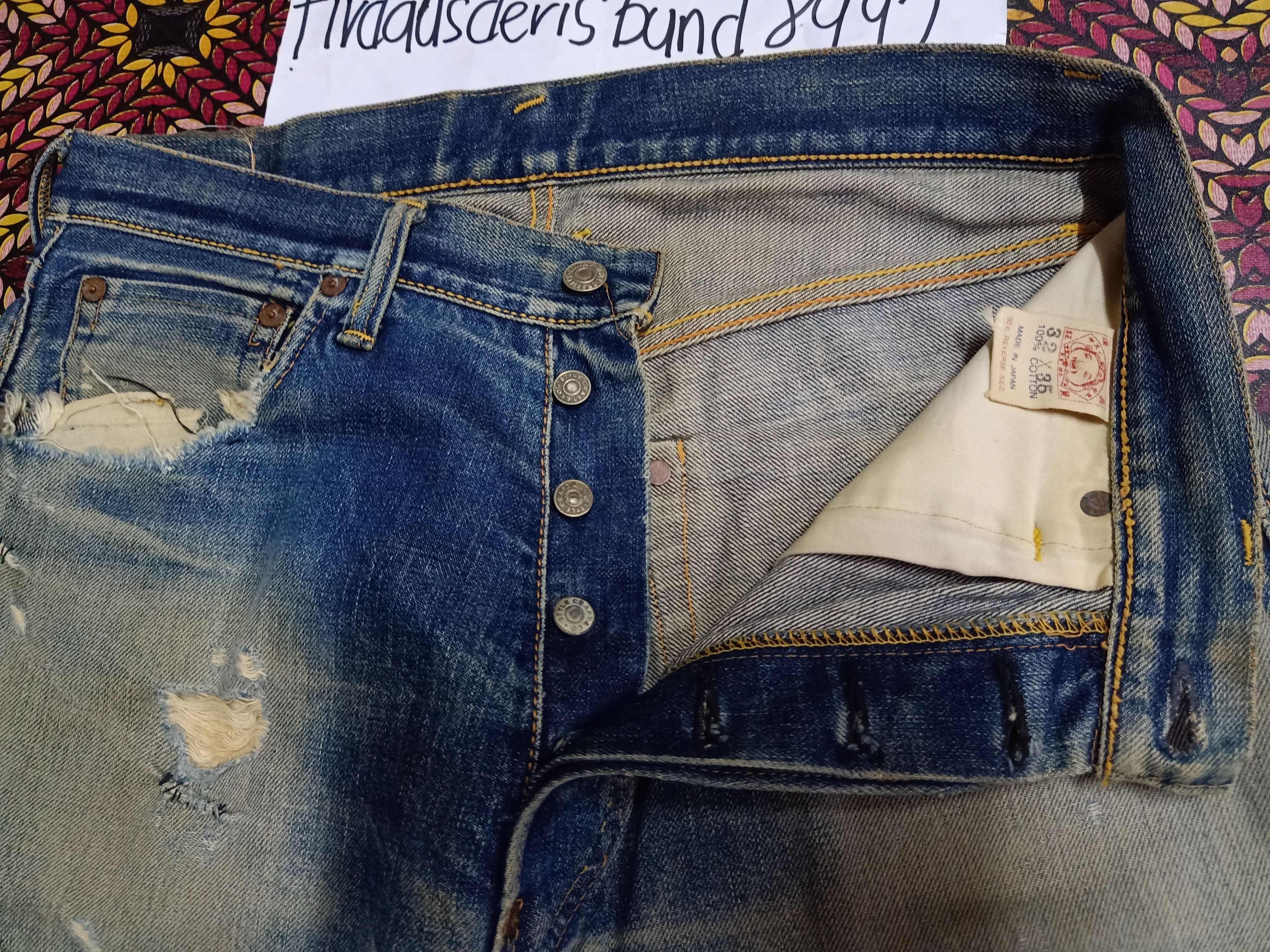 Evisu 🔥 90s Evis By Evisu No 2 RedSelvedge Denim Jeans 🔥 Size US 32 / EU 48 - 16 Thumbnail