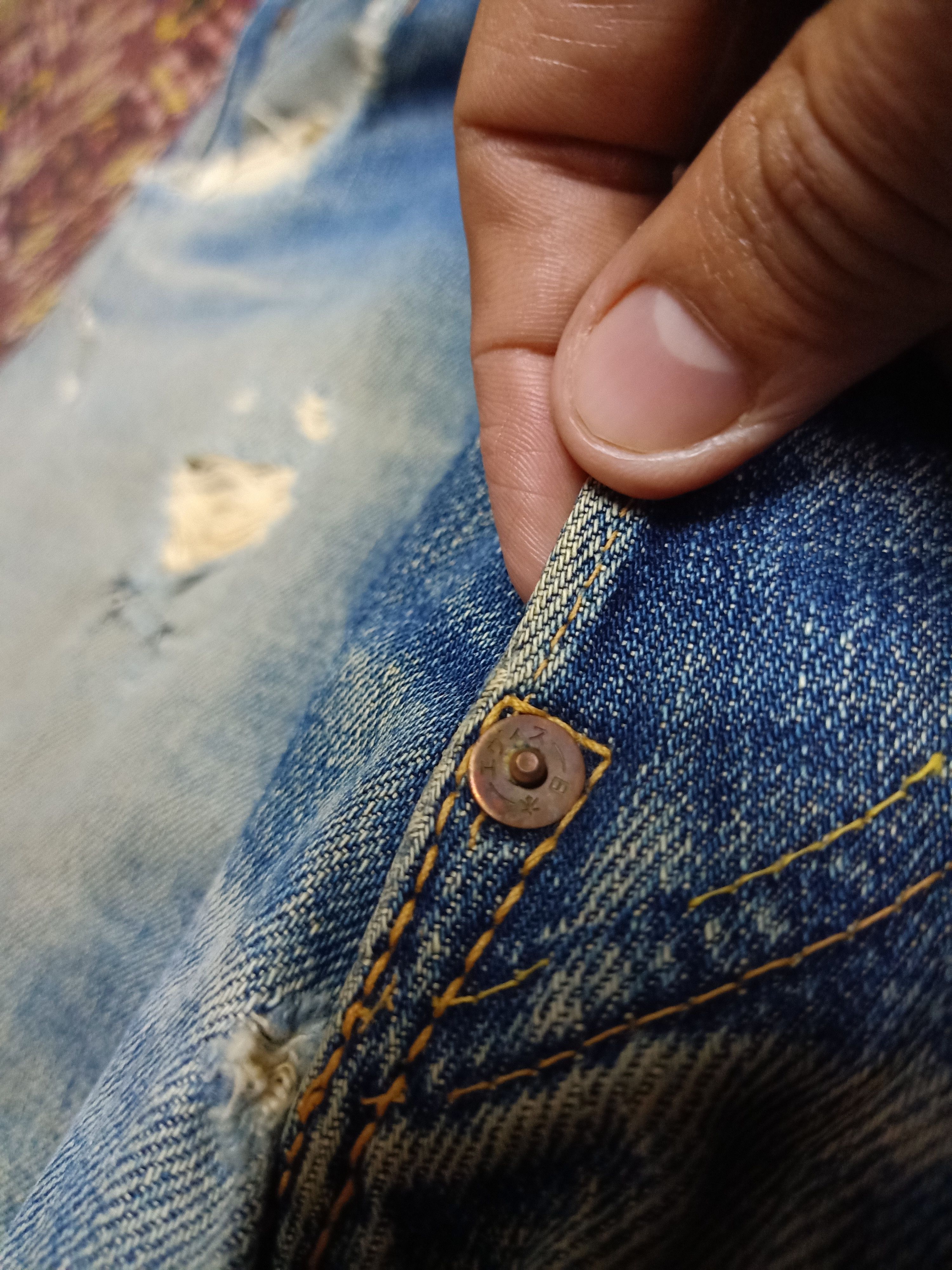 Evisu 🔥 90s Evis By Evisu No 2 RedSelvedge Denim Jeans 🔥 Size US 32 / EU 48 - 14 Thumbnail