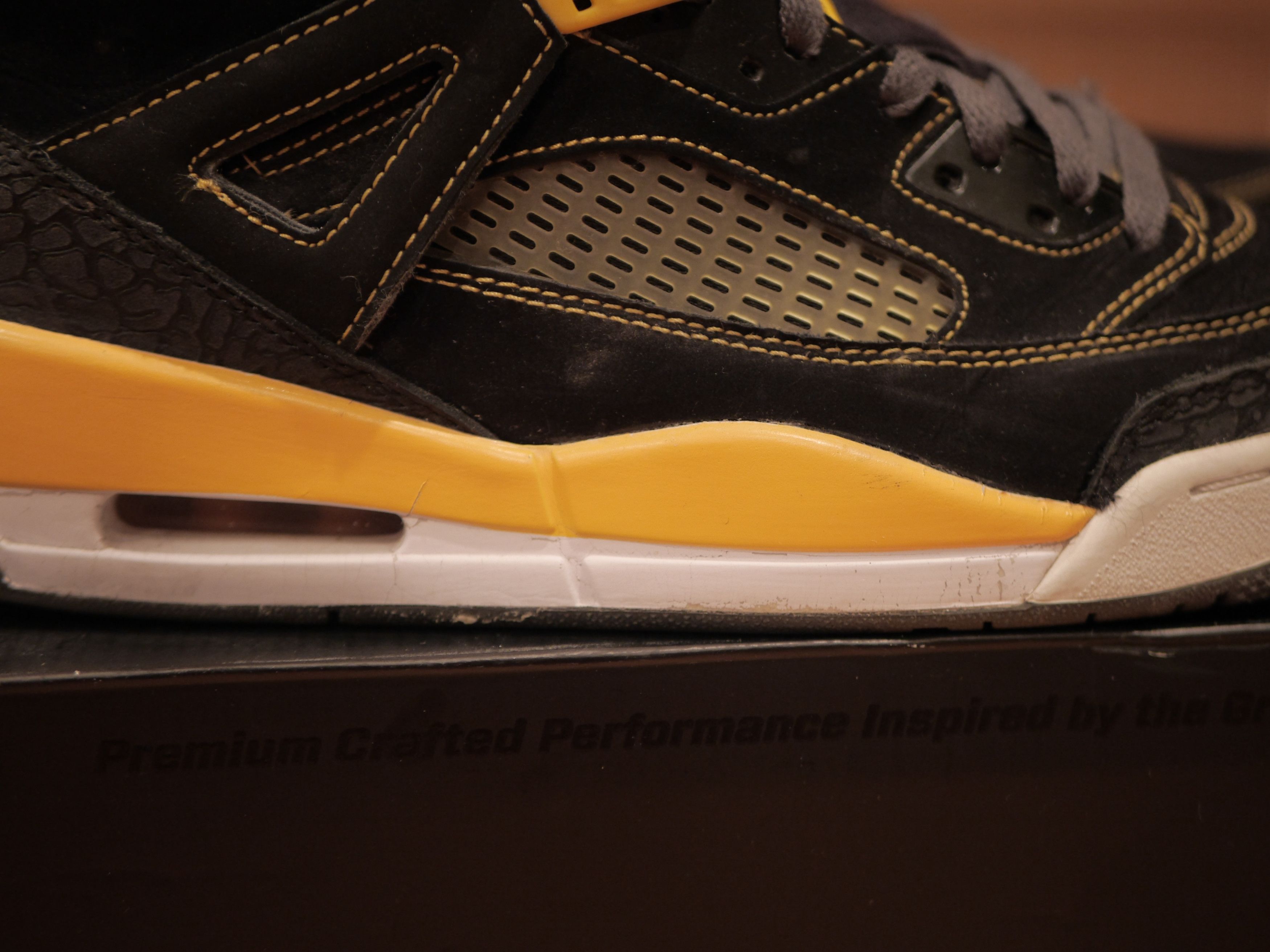 Jordan Brand Jordan Spizike Black University Gold Size US 9.5 / EU 42-43 - 6 Thumbnail