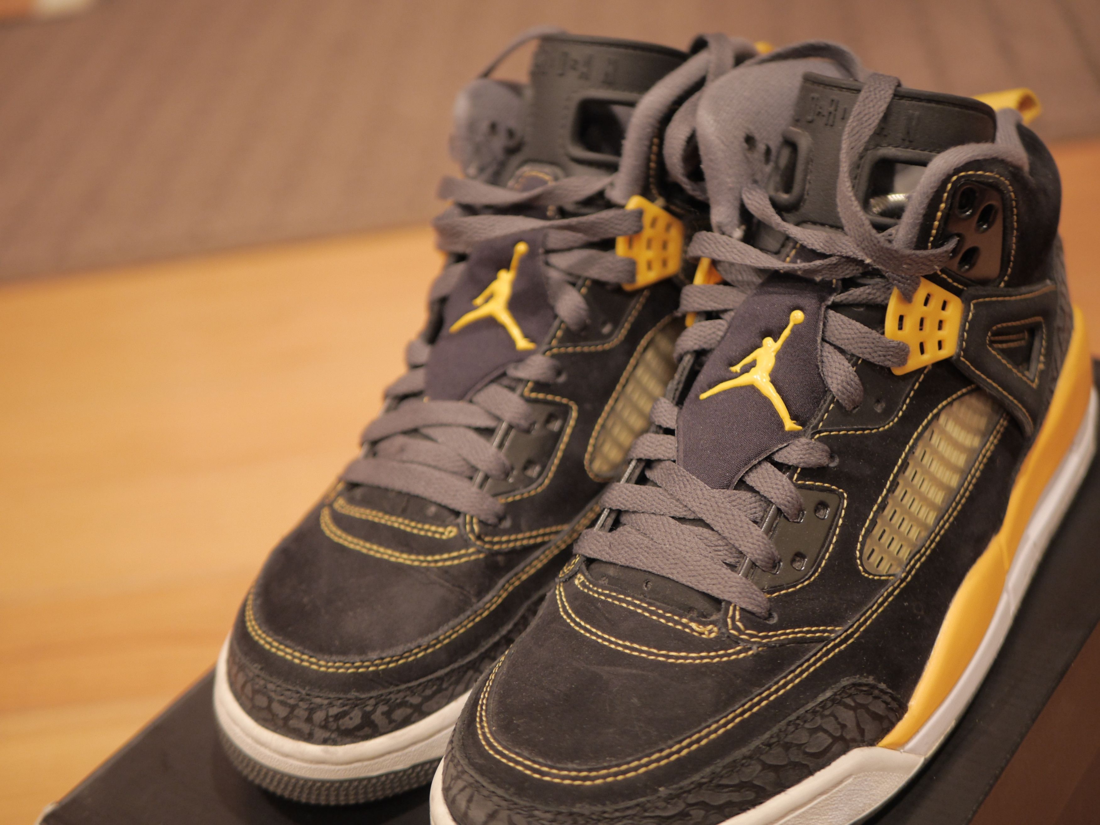 Jordan Brand Jordan Spizike Black University Gold Size US 9.5 / EU 42-43 - 1 Thumbnail