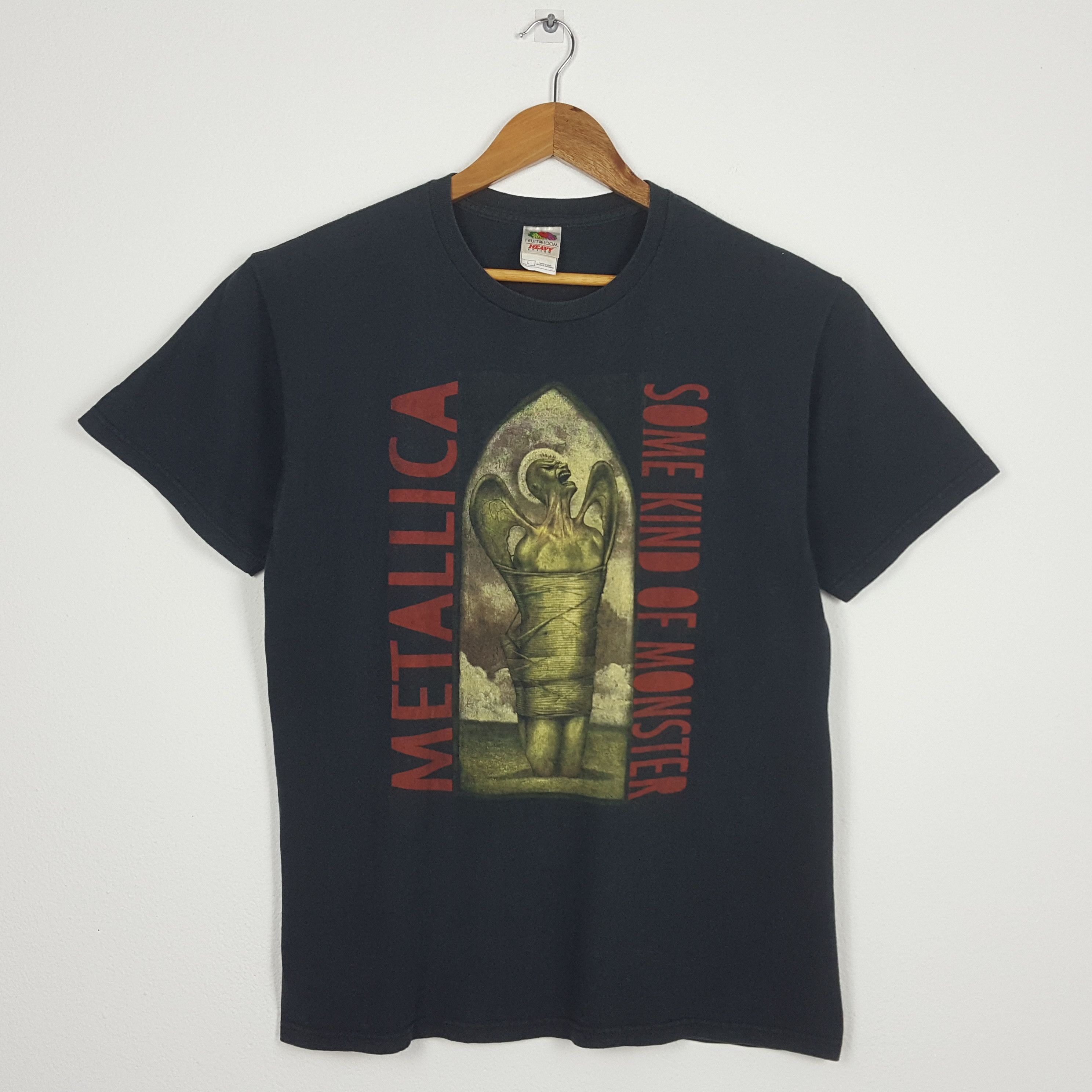 T-shirt Metallica Vintage Noir - Broadway - Taille L - Motif Graphique Rétro