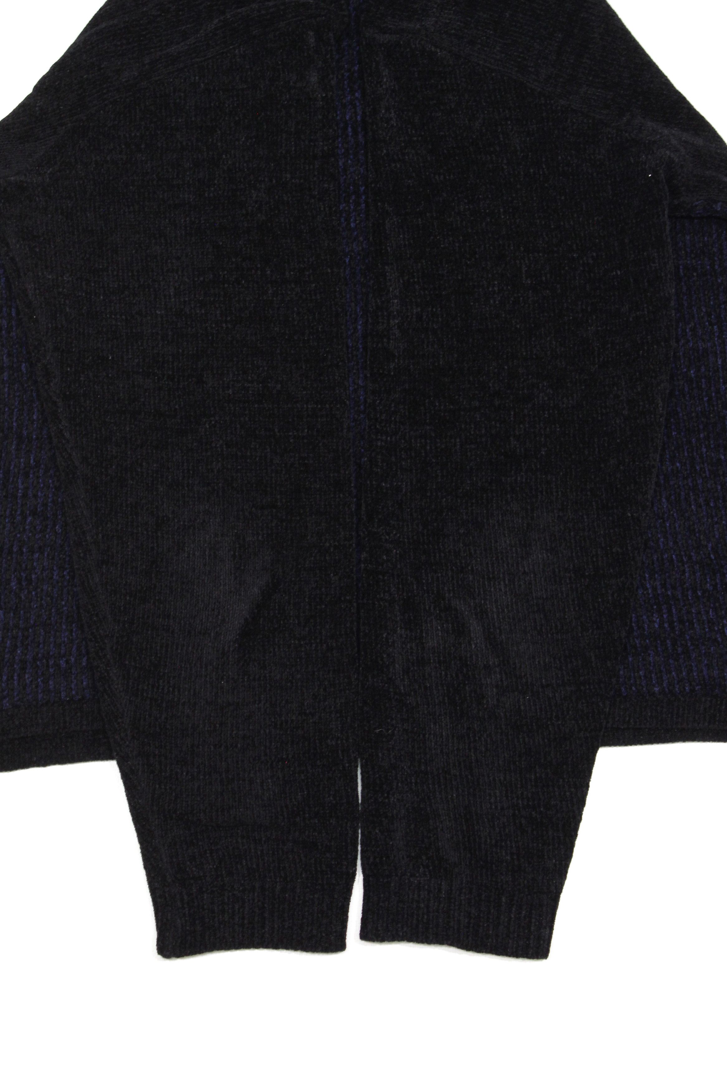 Versace 90S Black Navy Knit Sweater Vintage Size US XL / EU 56 / 4 - 5 Thumbnail