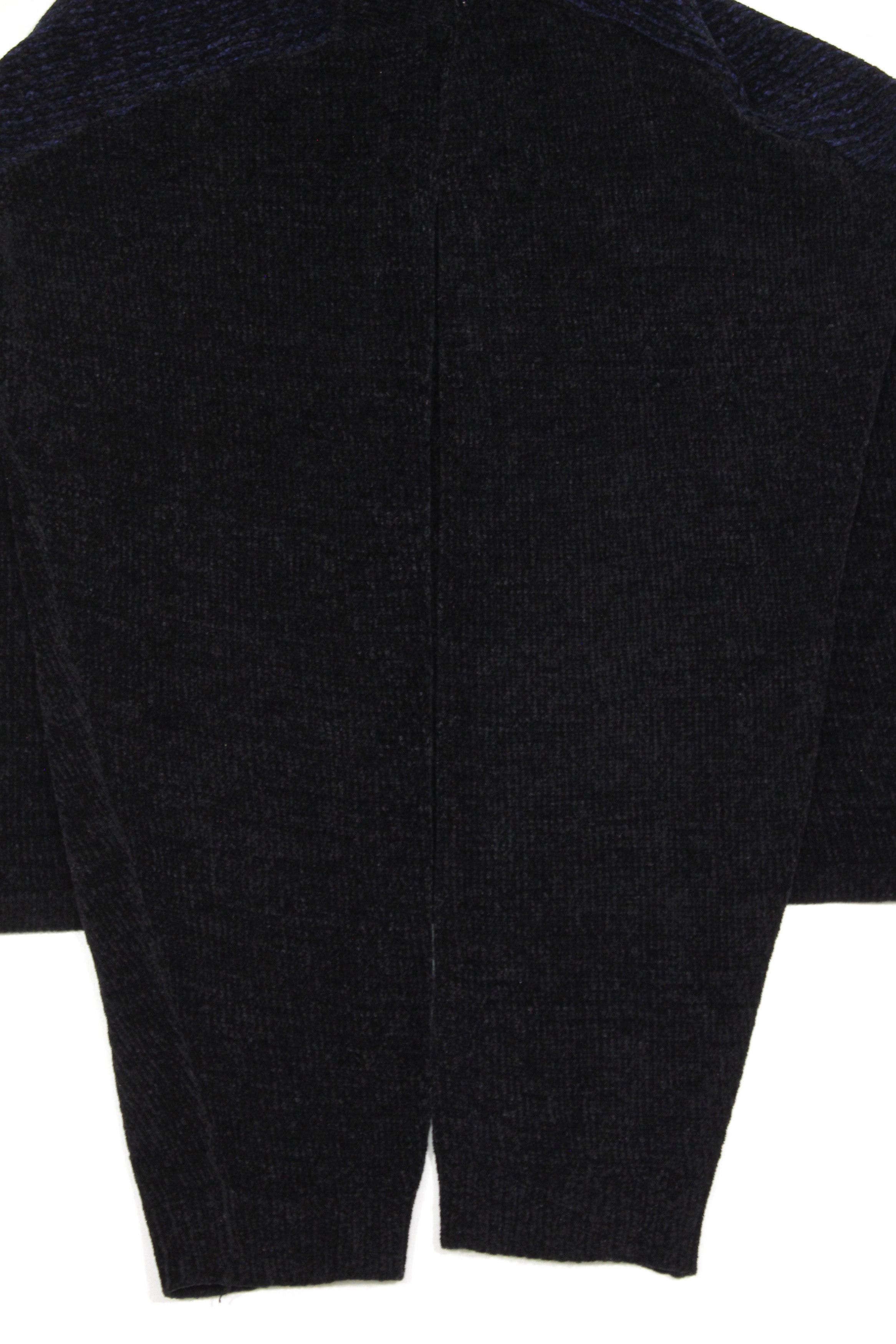 Versace 90S Black Navy Knit Sweater Vintage Size US XL / EU 56 / 4 - 6 Thumbnail