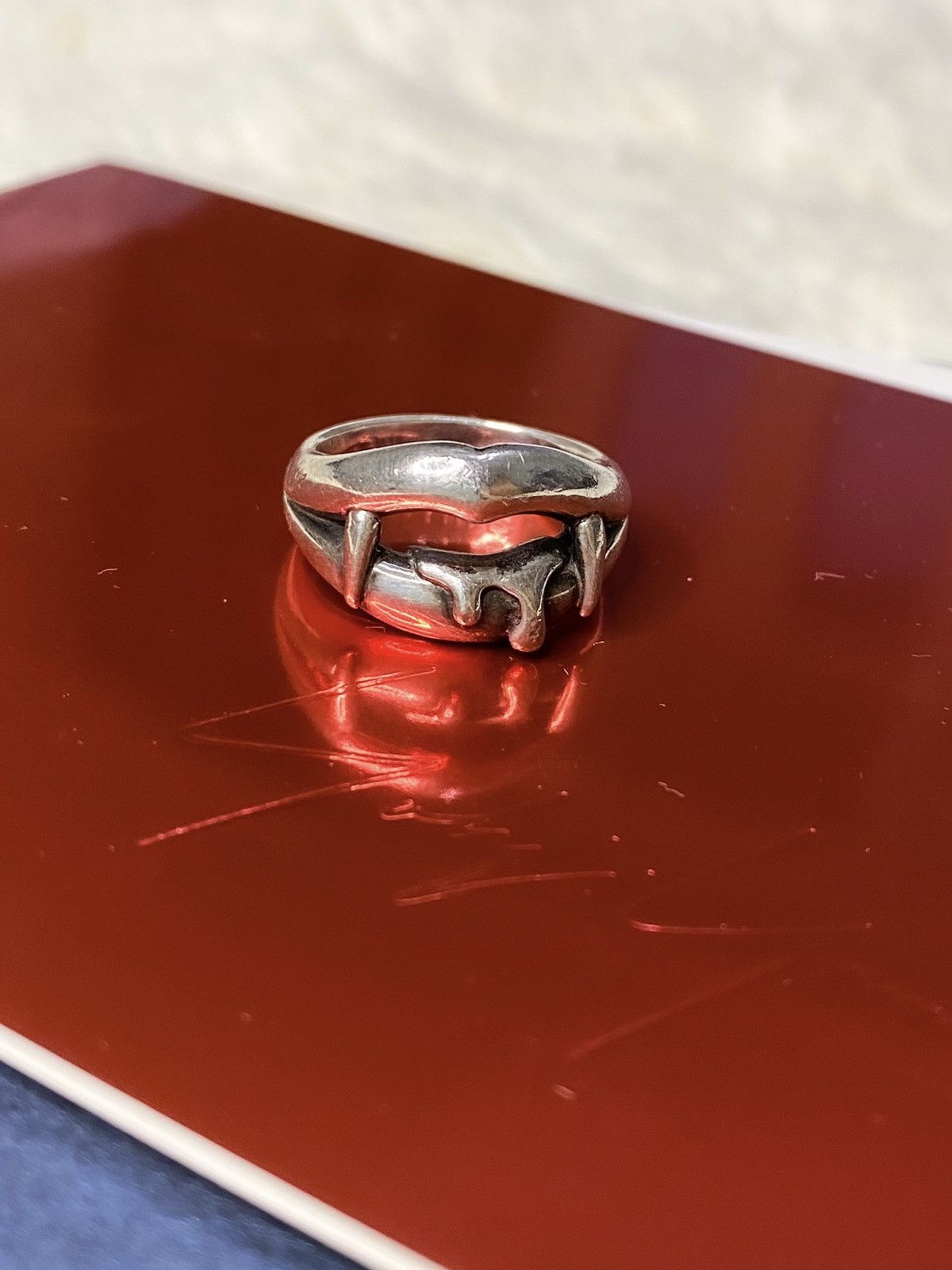 Yohji Yamamoto Silver Vampire Blood Ring