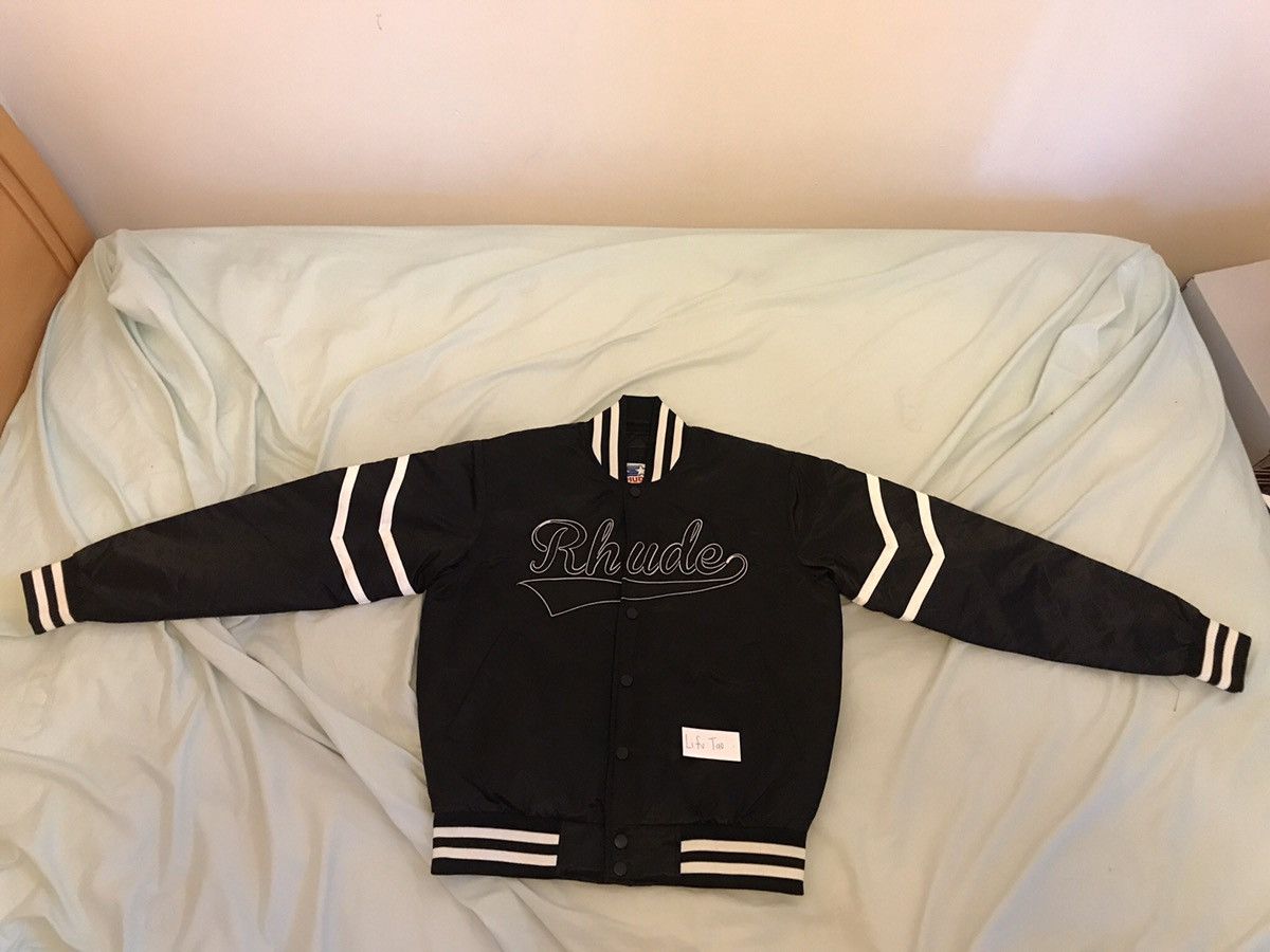 Rhude starter varsity jacket sale