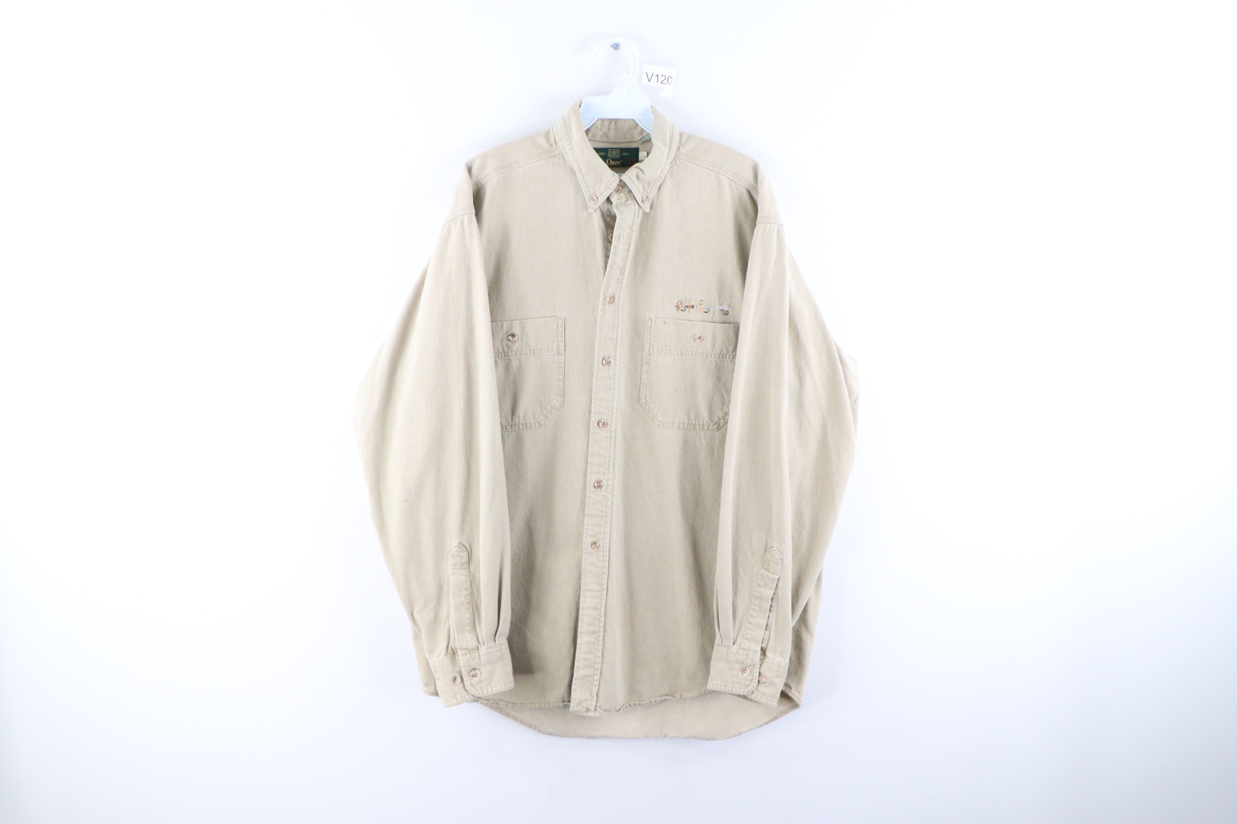Vintage Vintage 90s Orvis Fly Fishing Double Pocket Button Shirt