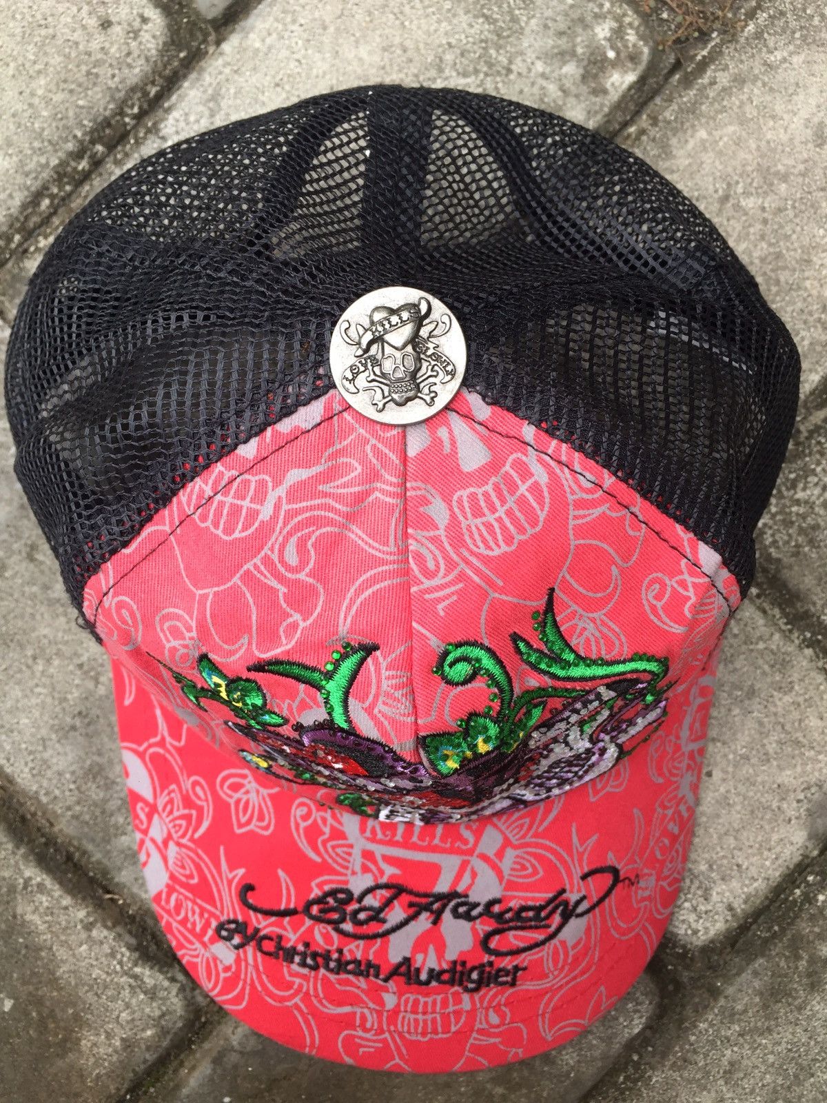 Christian Audigier Ed Hardy x Christian Audigier Trucker Hat Size ONE SIZE - 3 Thumbnail