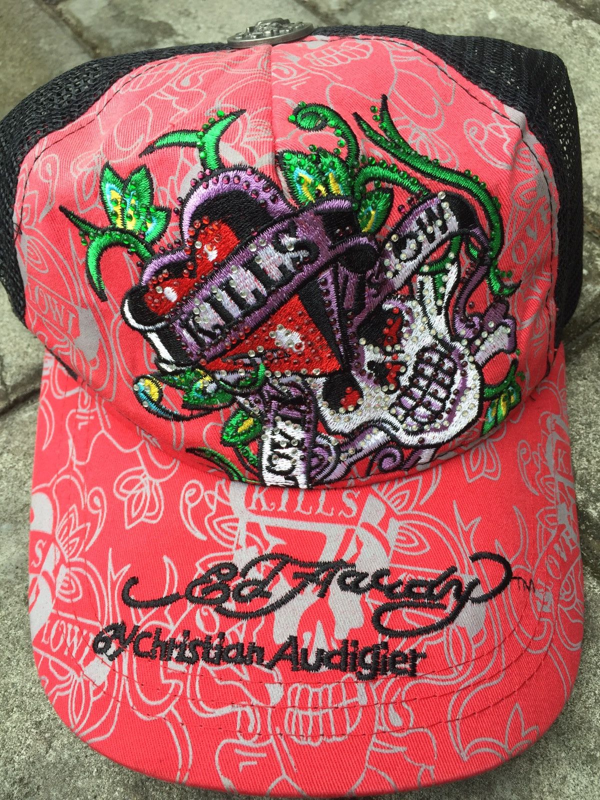 Christian Audigier Ed Hardy x Christian Audigier Trucker Hat Size ONE SIZE - 2 Thumbnail