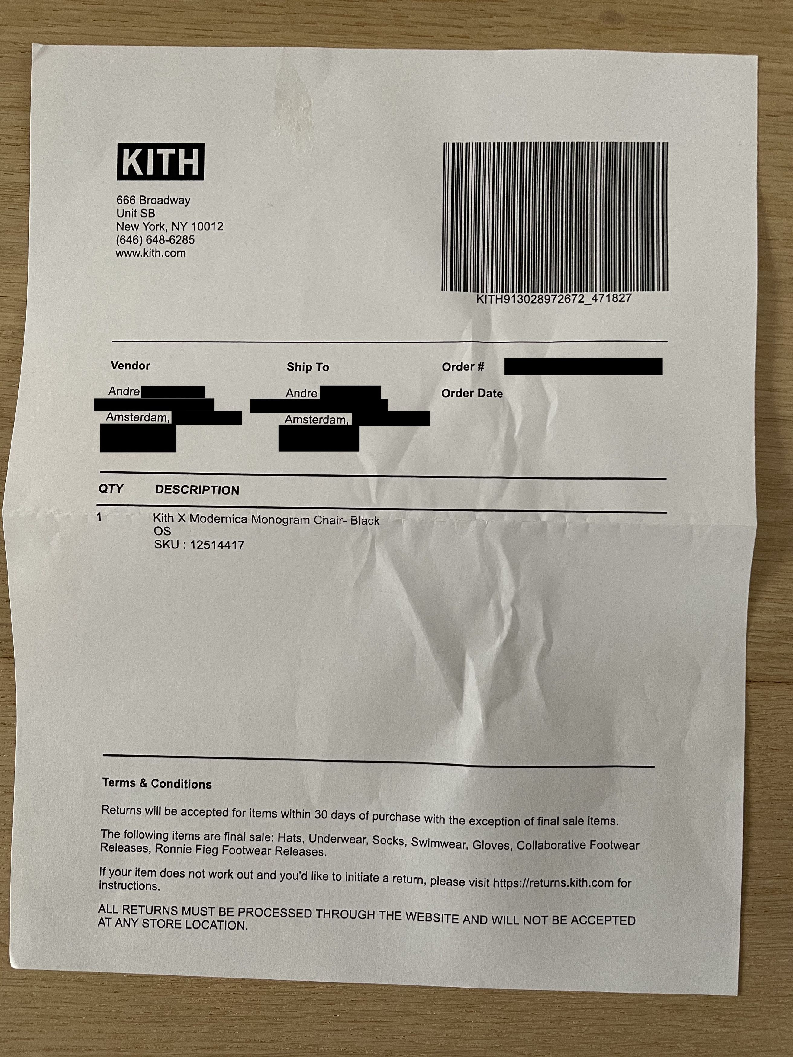 Kith Kith for Modernica Monogram Chair Size ONE SIZE - 6 Thumbnail