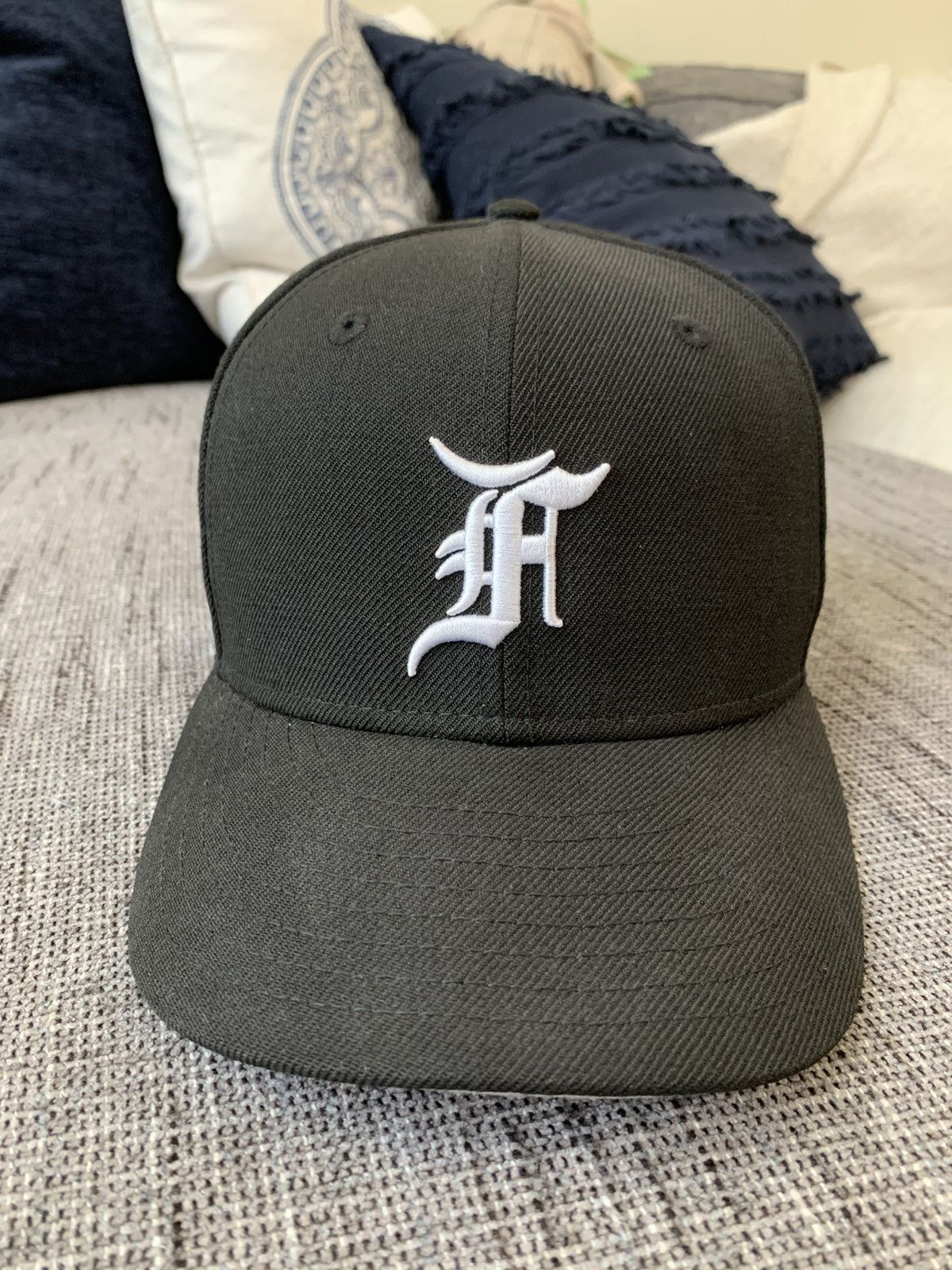 Fear of God Essentials New Era Fitted Cap Black Men's - SS19 - US