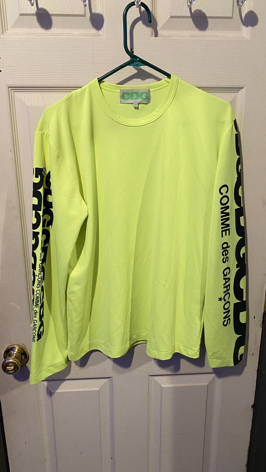 Cdg neon long sleeve hotsell