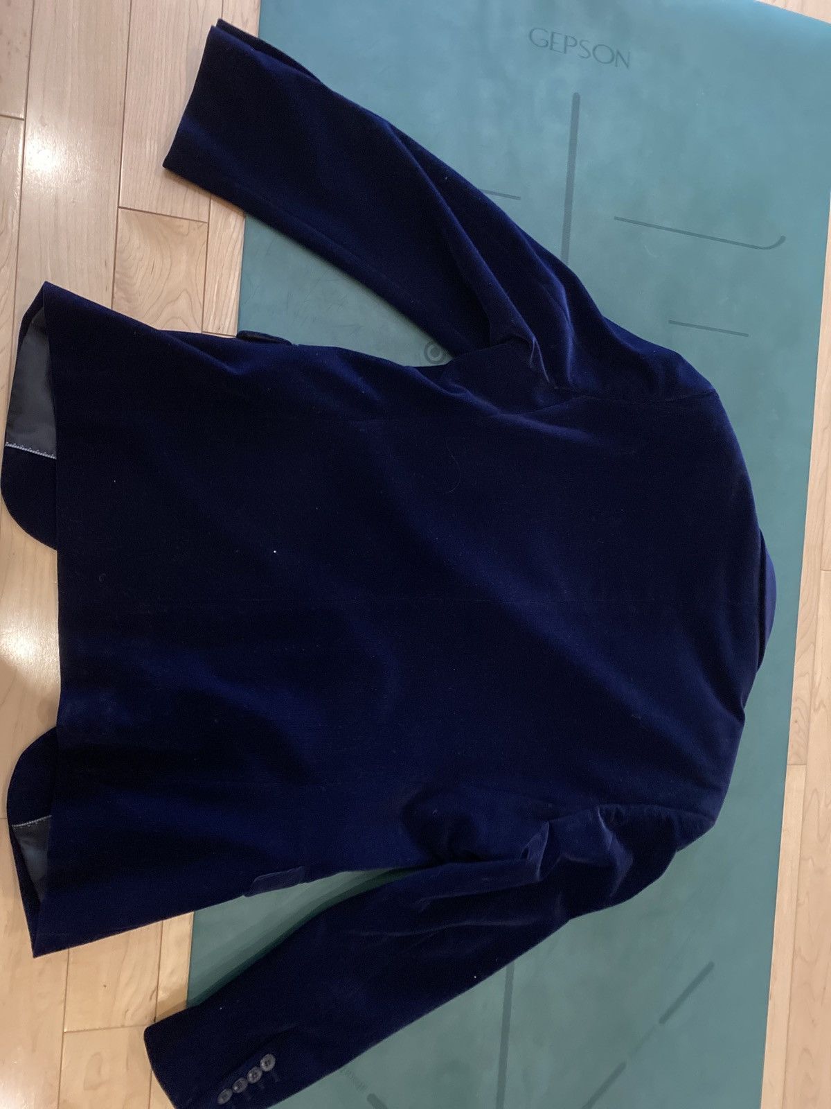 Other Dark blue Corduroy blazer Size 38R - 4 Thumbnail