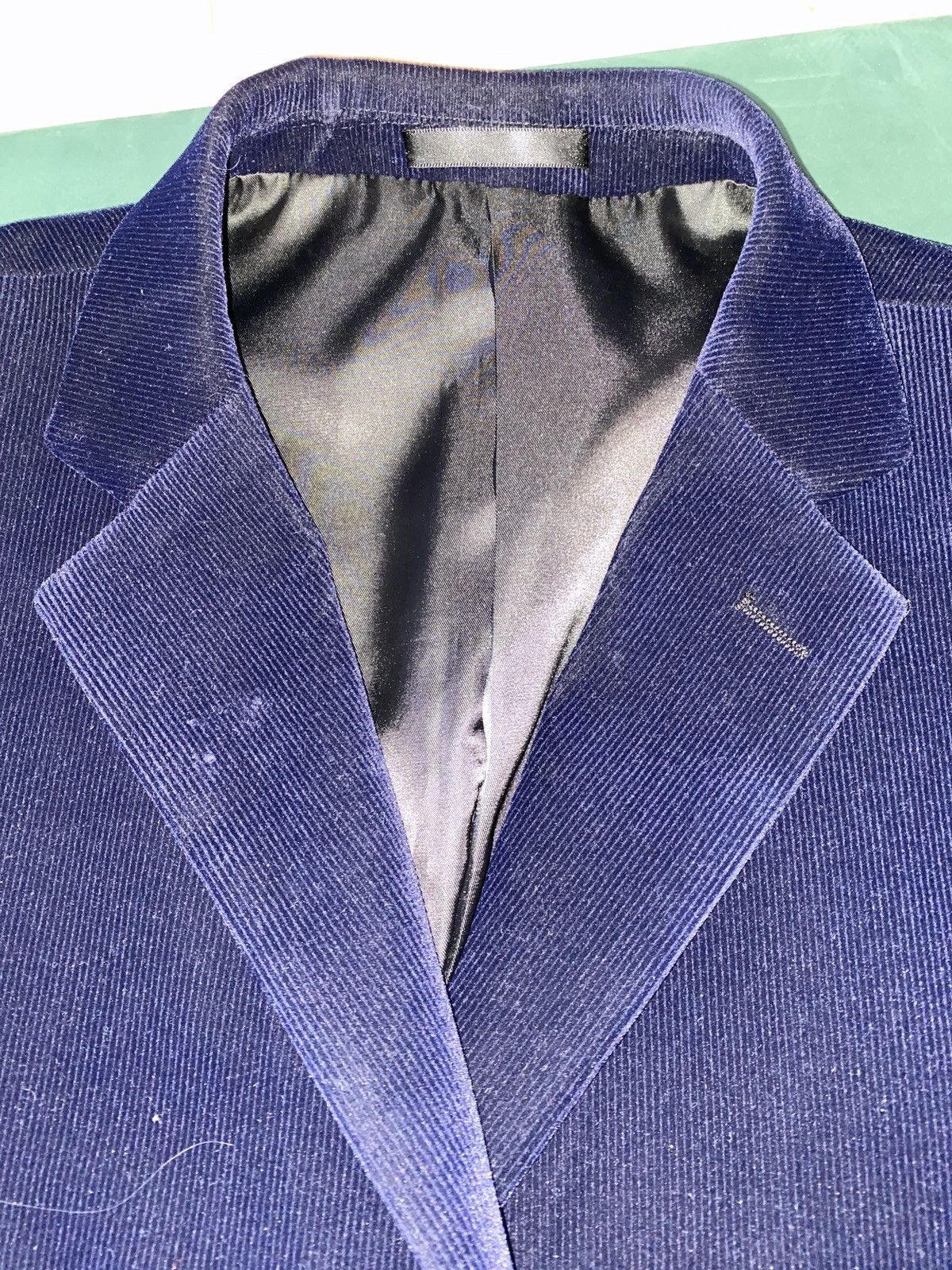 Other Dark blue Corduroy blazer Size 38R - 6 Thumbnail