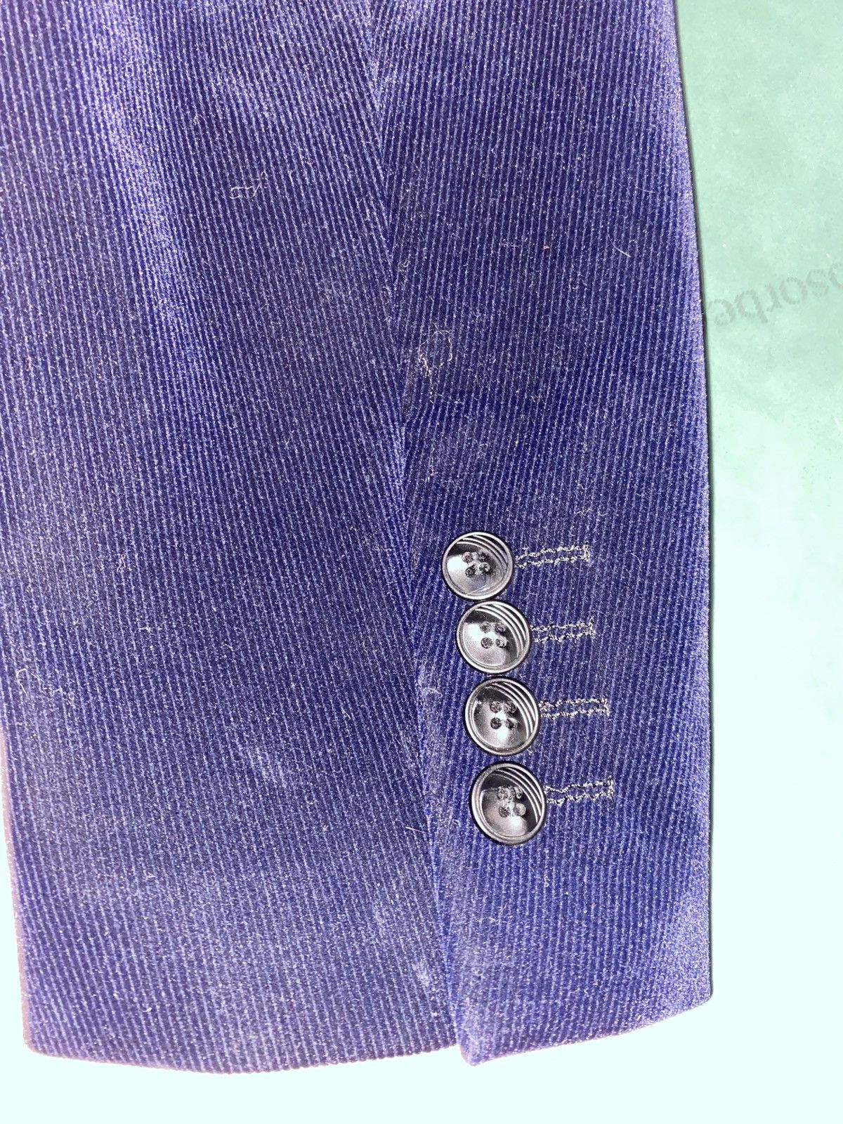 Other Dark blue Corduroy blazer Size 38R - 5 Thumbnail