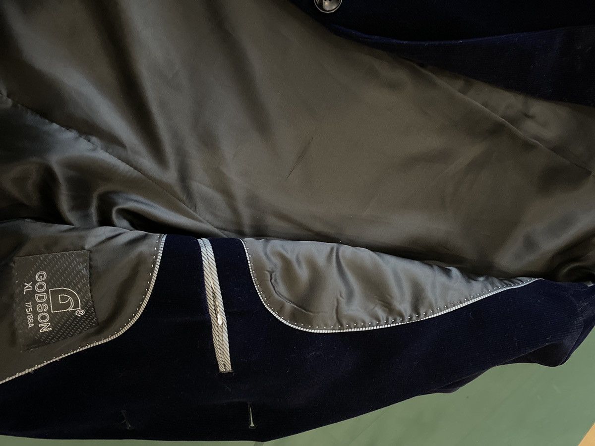 Other Dark blue Corduroy blazer Size 38R - 2 Thumbnail