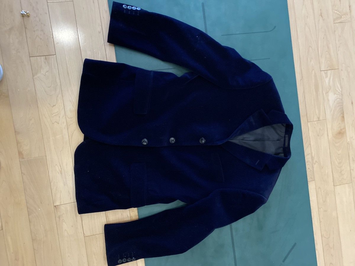 Other Dark blue Corduroy blazer Size 38R - 1 Thumbnail