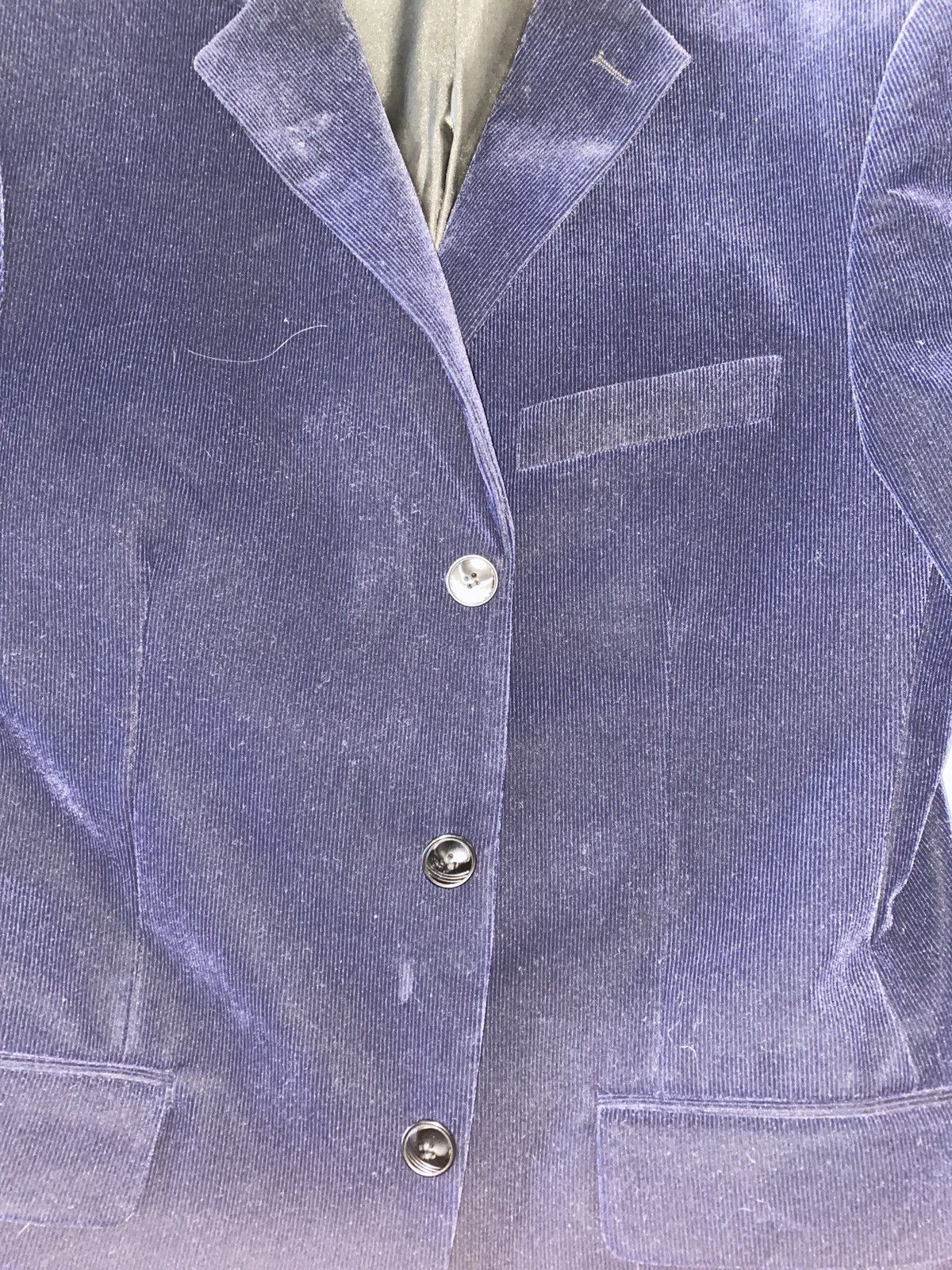 Other Dark blue Corduroy blazer Size 38R - 7 Thumbnail