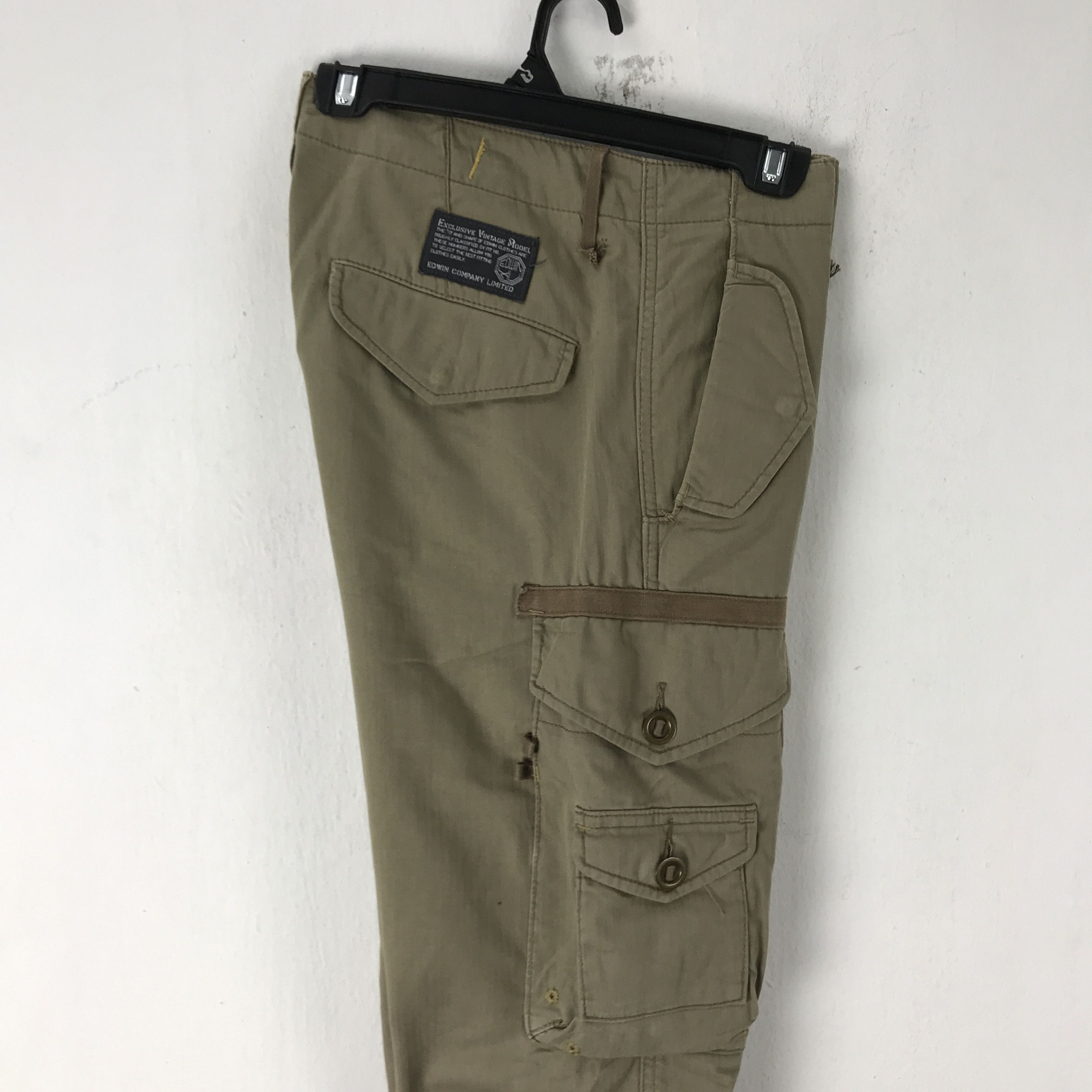 Edwin EDWIN VINTAGE Tactical Cargo Pants - 7 Pockets - Size 31 Size US 31 - 18 Thumbnail