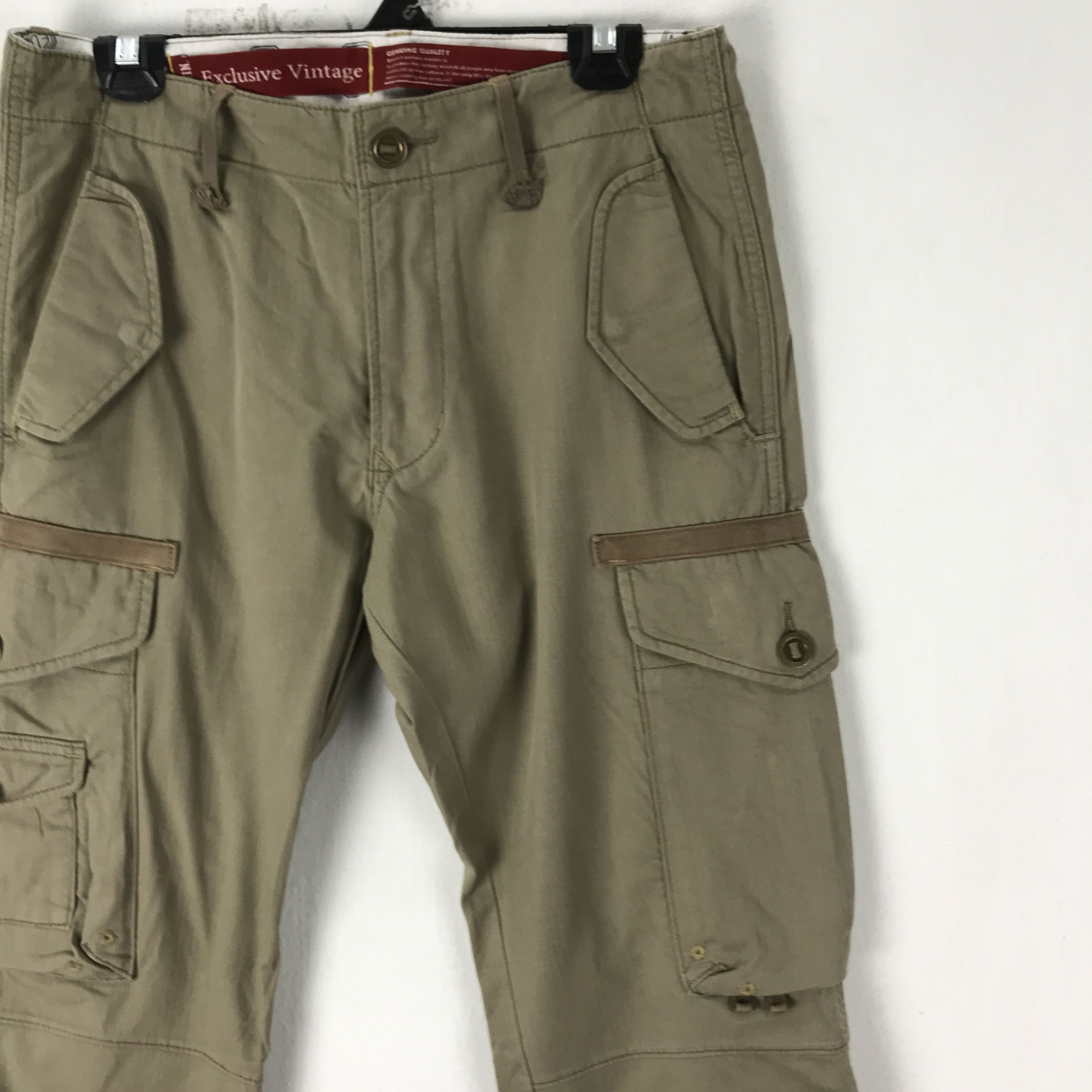 Edwin EDWIN VINTAGE Tactical Cargo Pants - 7 Pockets - Size 31 Size US 31 - 4 Thumbnail