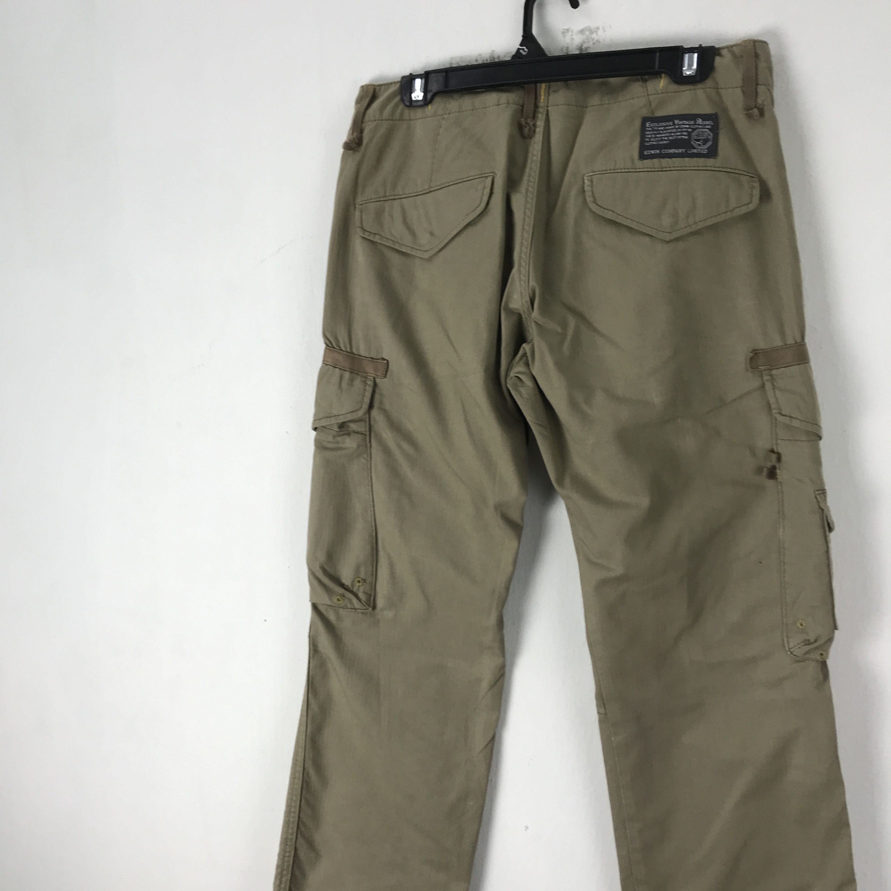 Edwin EDWIN VINTAGE Tactical Cargo Pants - 7 Pockets - Size 31 Size US 31 - 13 Thumbnail