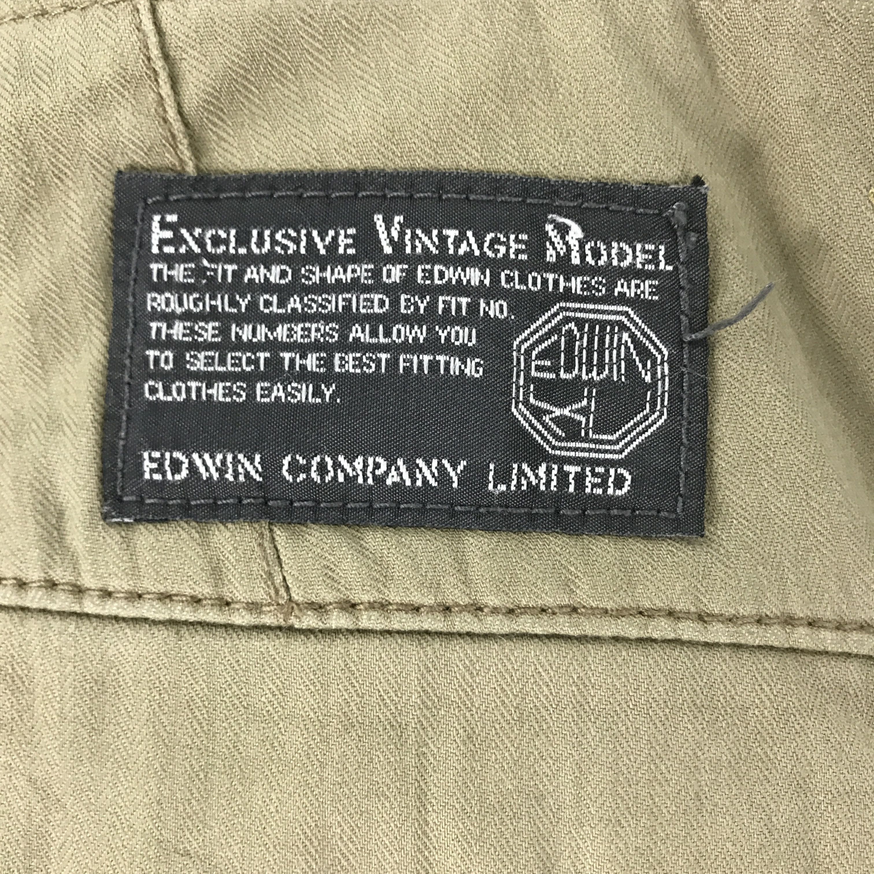Edwin EDWIN VINTAGE Tactical Cargo Pants - 7 Pockets - Size 31 Size US 31 - 12 Thumbnail