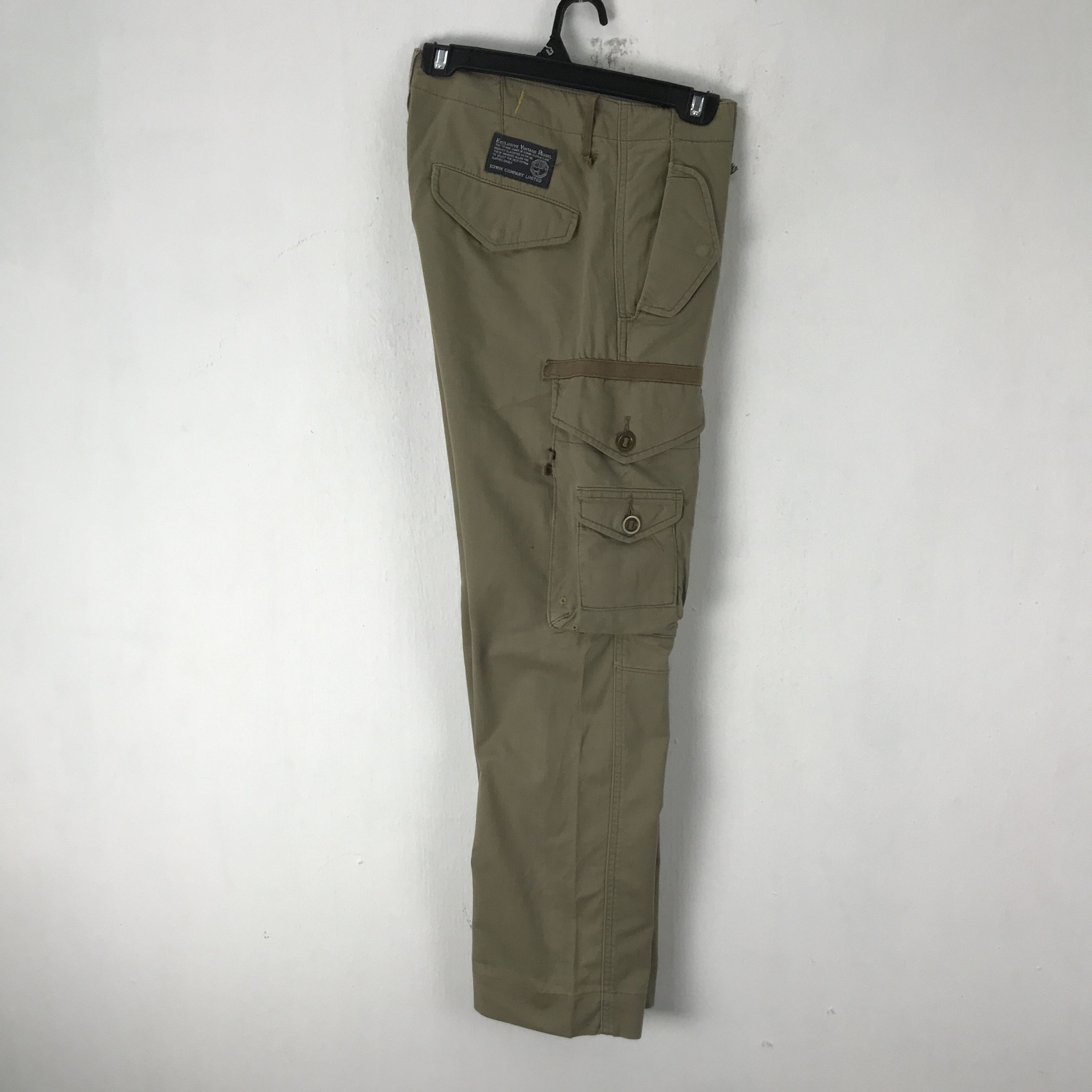 Edwin EDWIN VINTAGE Tactical Cargo Pants - 7 Pockets - Size 31 Size US 31 - 17 Thumbnail