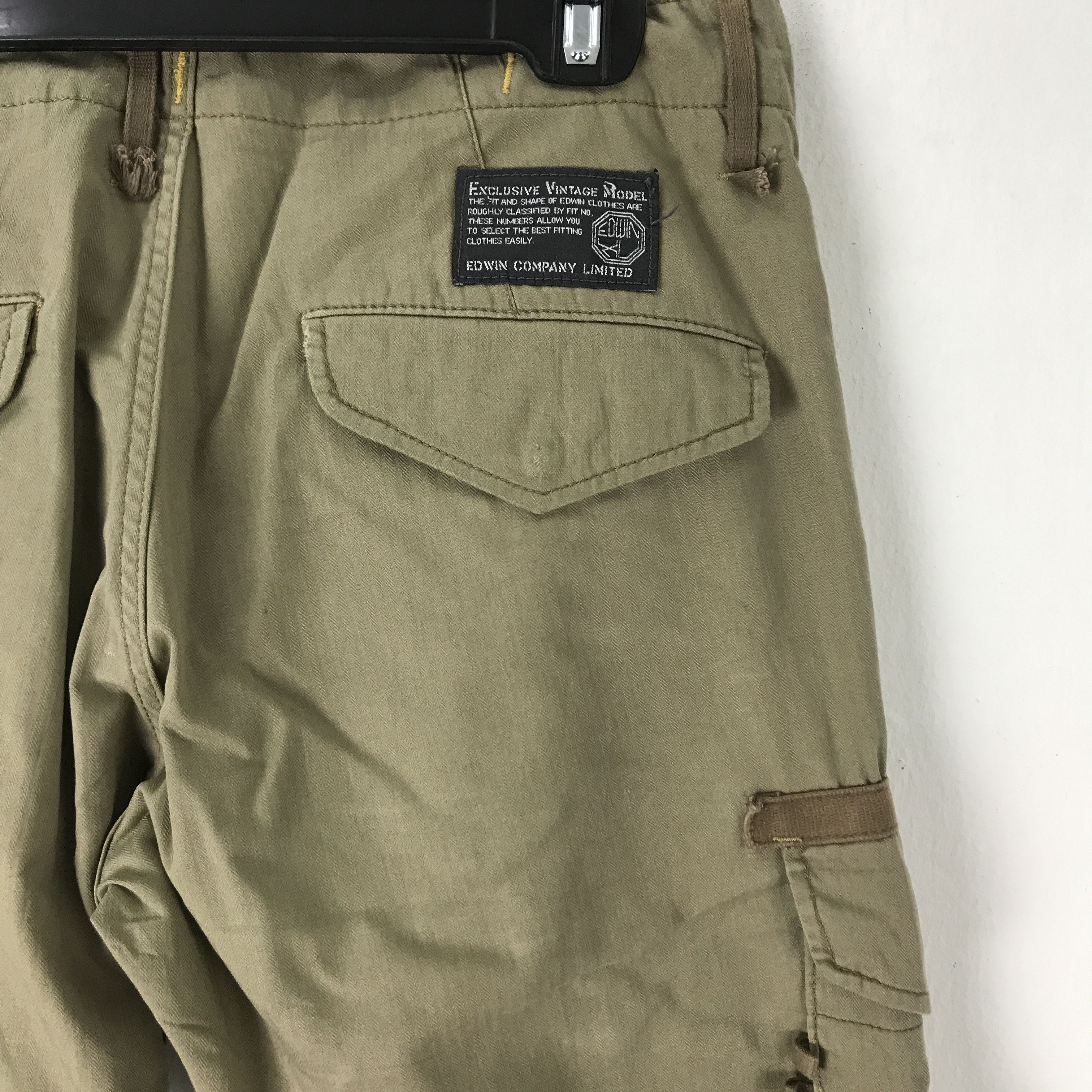 Edwin EDWIN VINTAGE Tactical Cargo Pants - 7 Pockets - Size 31 Size US 31 - 11 Thumbnail